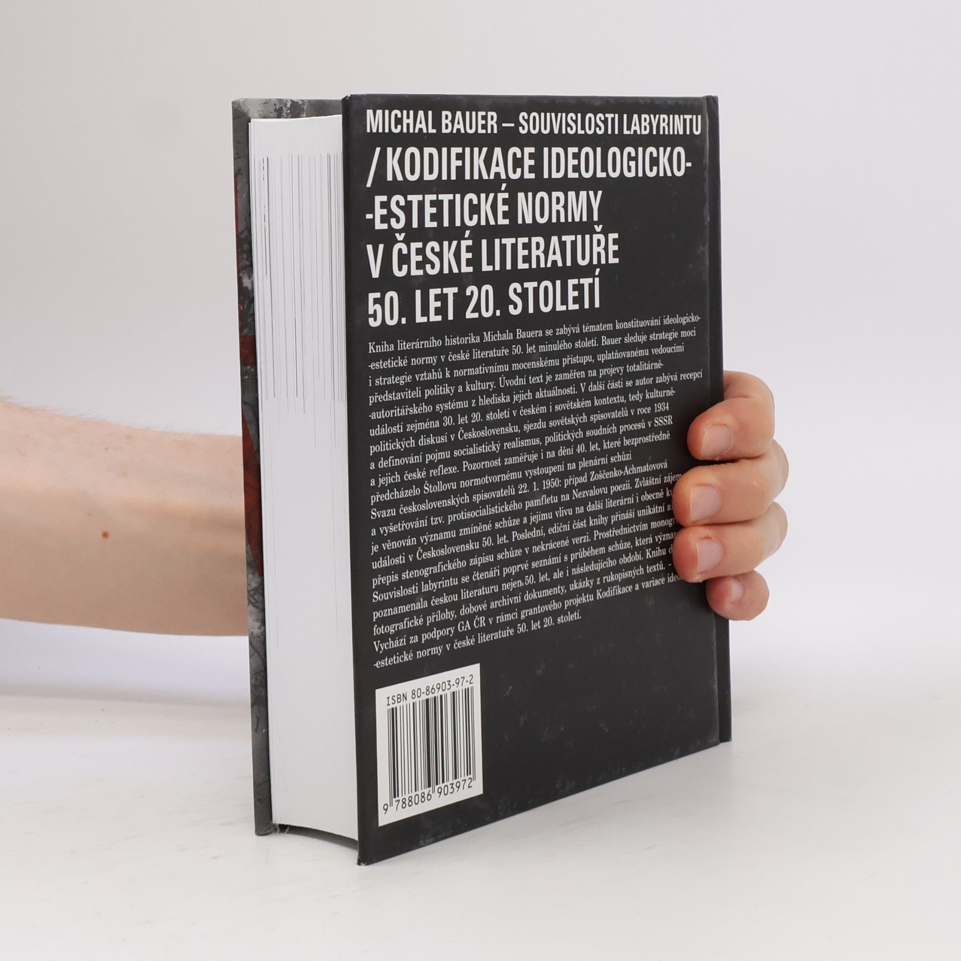 Michal Bauer Souvislosti labyrintu: Kodifikace ideologicko-estetické normy v české literatuře 50. let 20. století