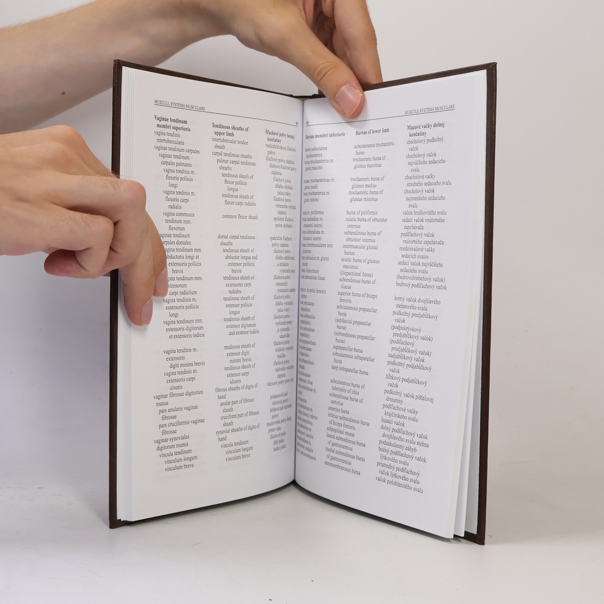 Anna Holomáňová Anatomické názvy II. Latinsko-anglicko-slovenský slovník