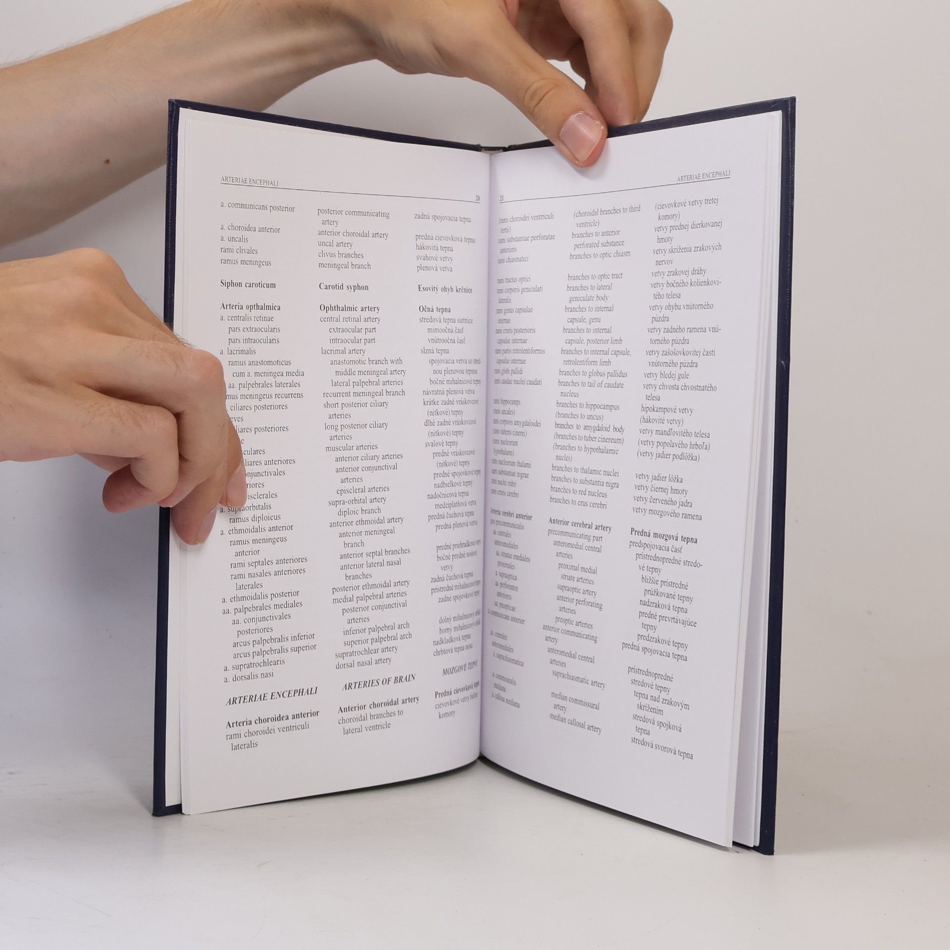 Anna Holomáňová Srdcovocievna sústava : Anatomické názvy : latinsko-anglicko-slovenský slovník