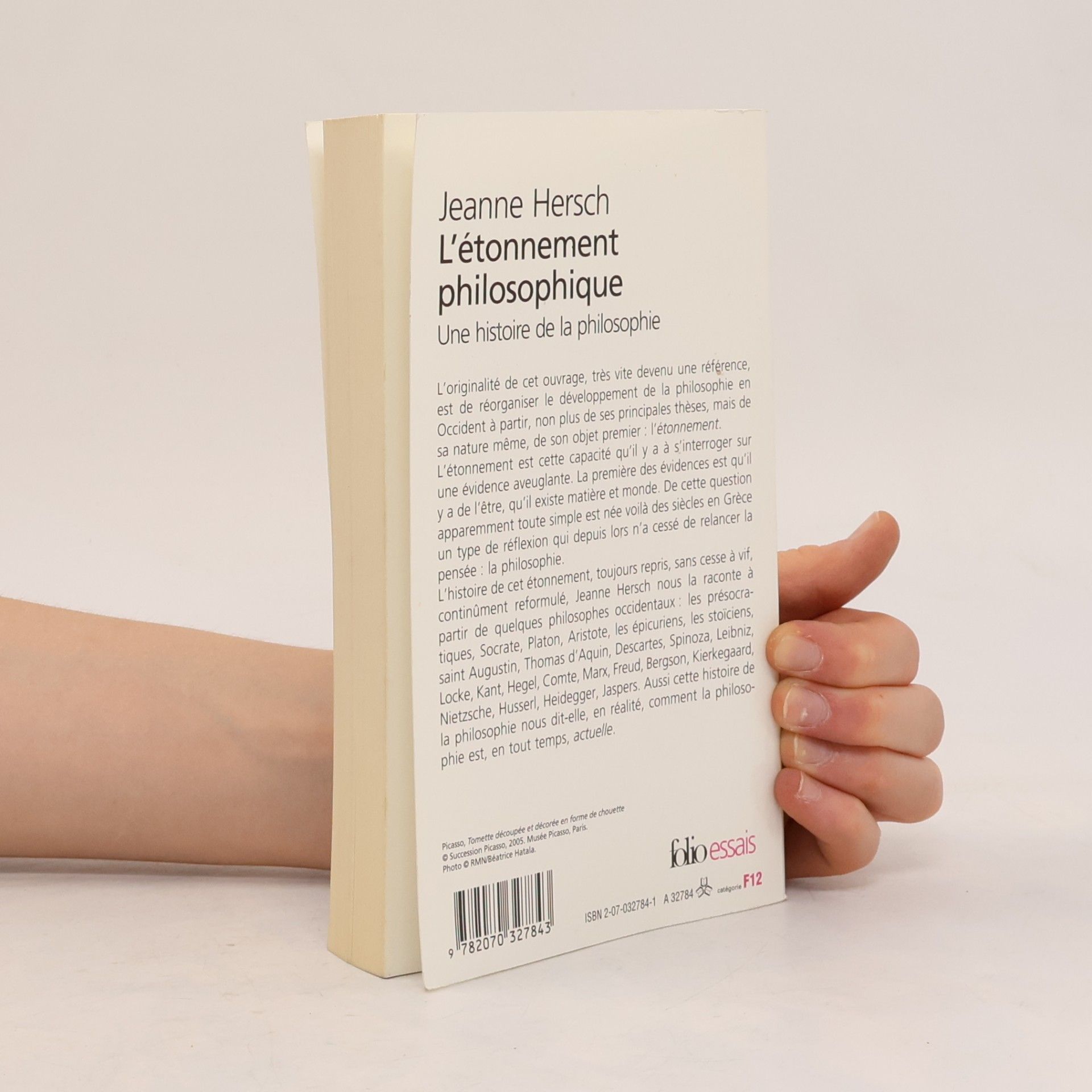 Jeanne Hersch Folio essais: L'étonnement philosophique