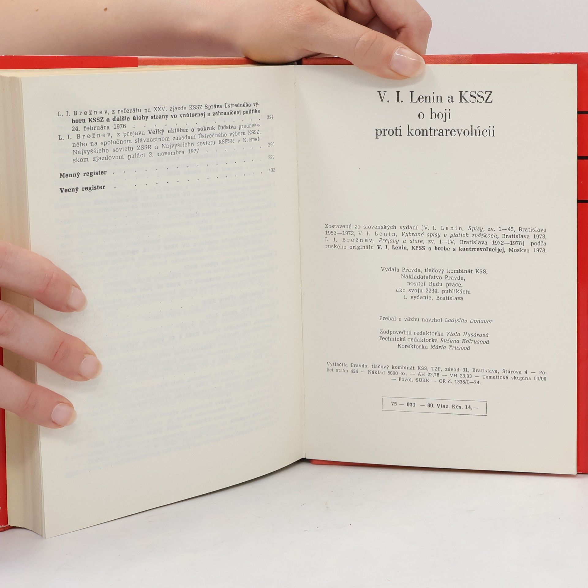 Vladimir Il‘jič Lenin V.I. Lenin a KSSZ o boji proti kontrarevolúcii