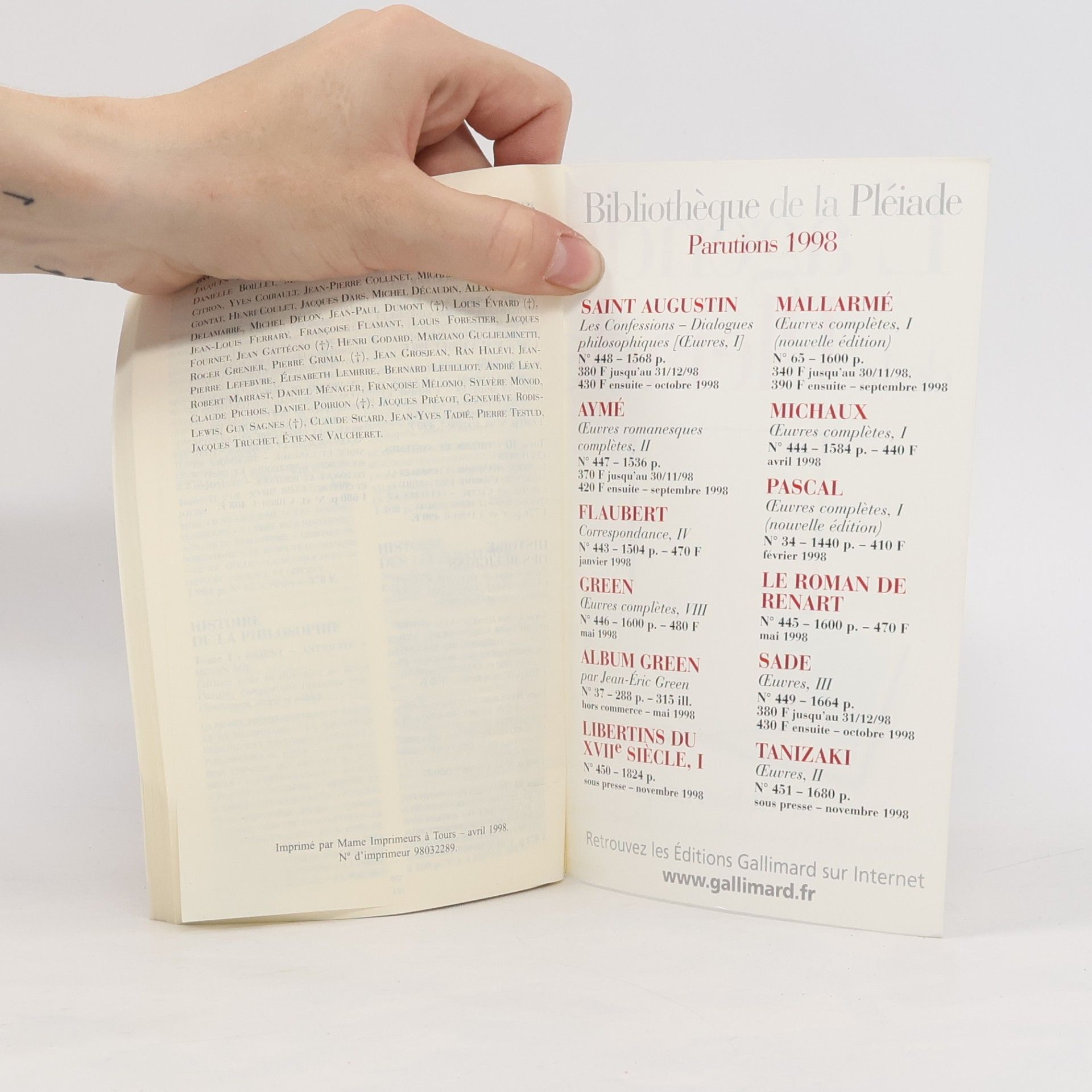 Collectif d'auteurs Bibliothèque de la Pléiade