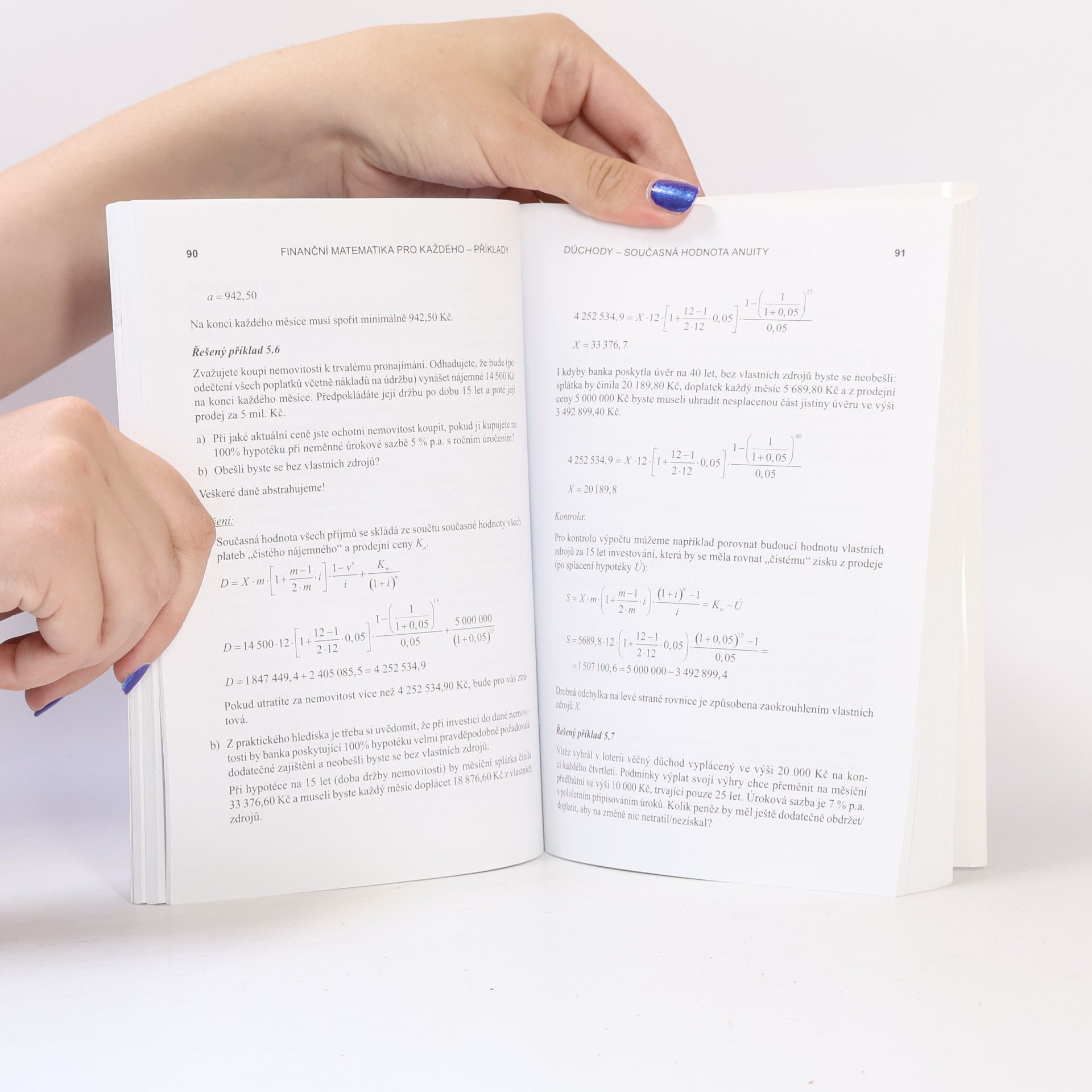 Jarmila Radová Finanční matematika pro každého. Příklady