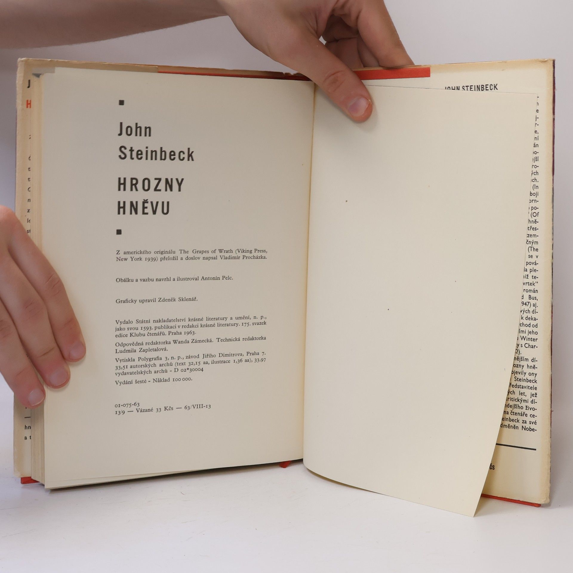John Steinbeck Hrozny hněvu