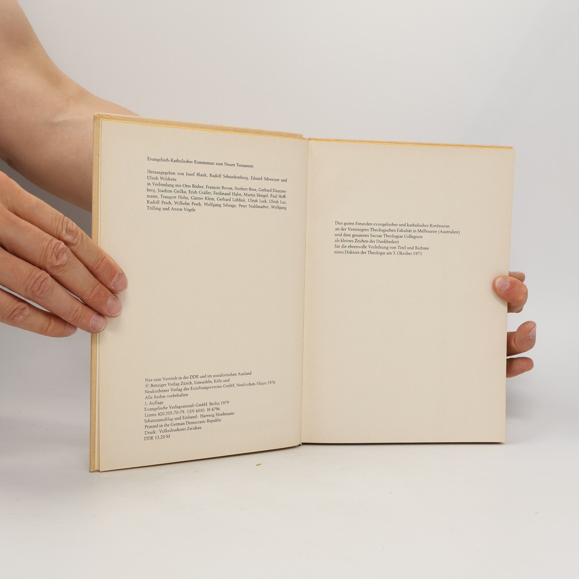 Eduard Schweizer Der Brief an die Kolosser