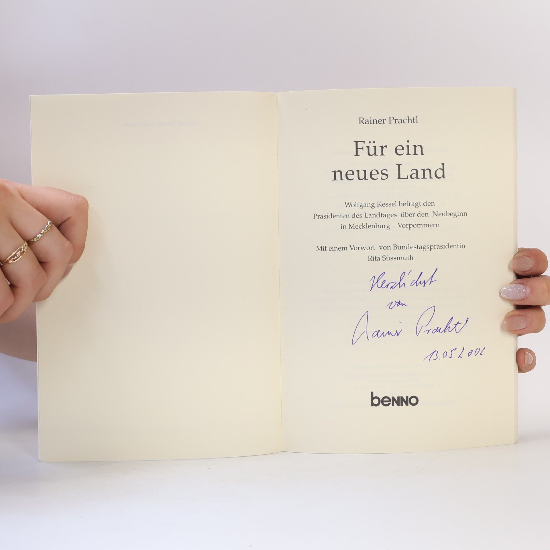Rainer Prachtl Christliche Politiker zu Problemen unserer Zeit: Für ein neues Land