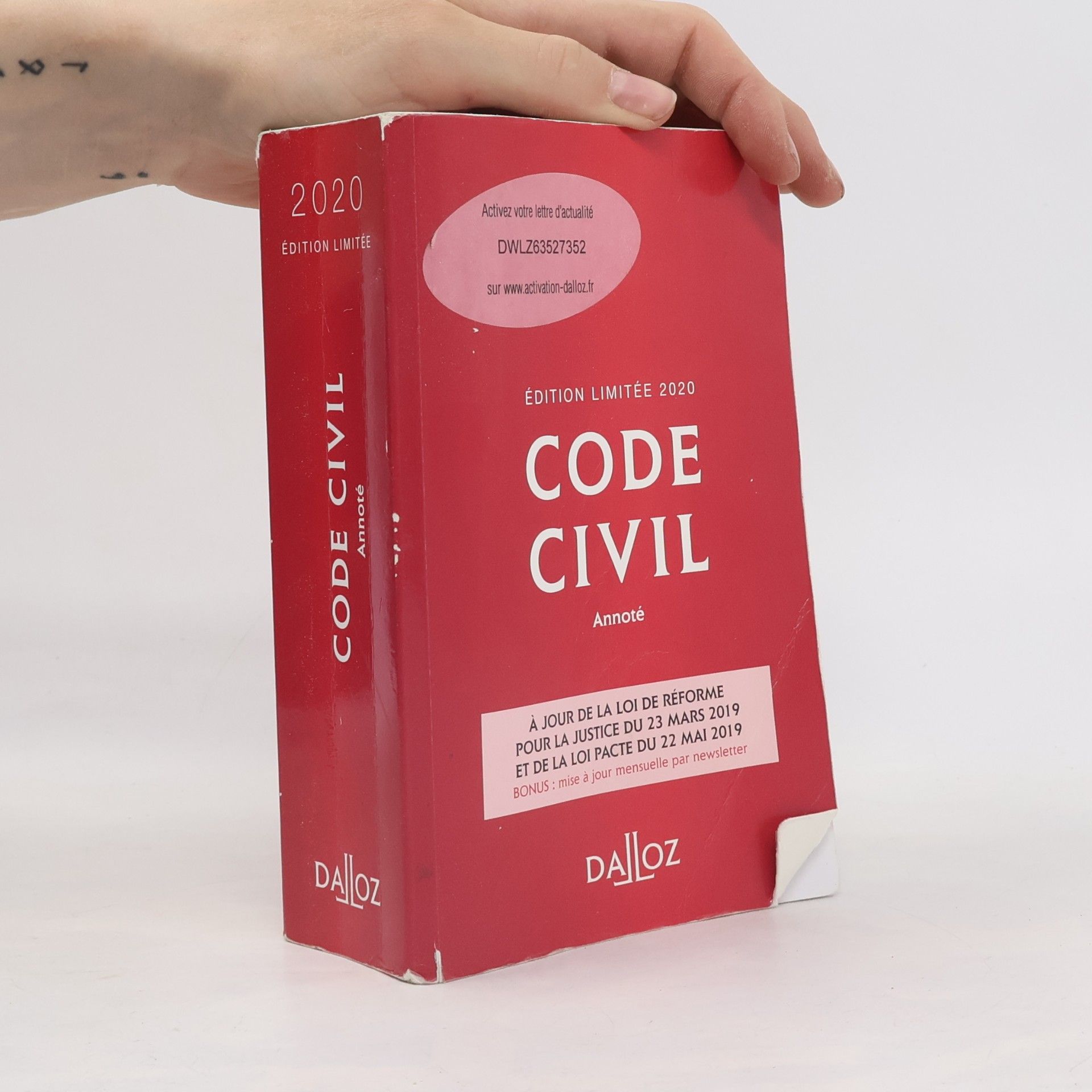 Code civil 2020 annoté. Édition limitée - 119e éd.