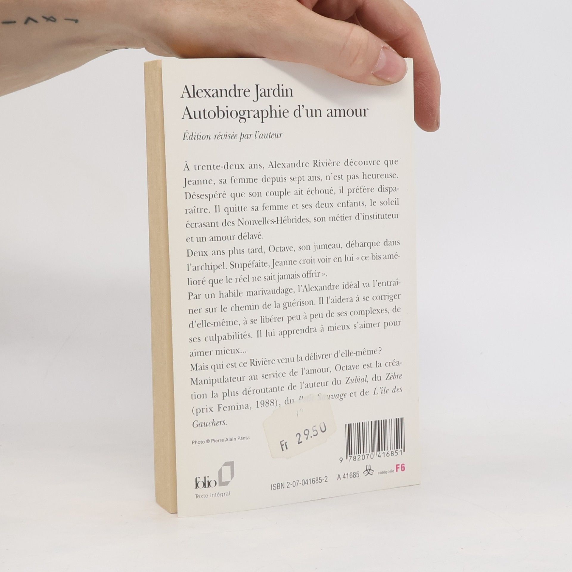 Alexandre Jardin Autobiographie d'un amour