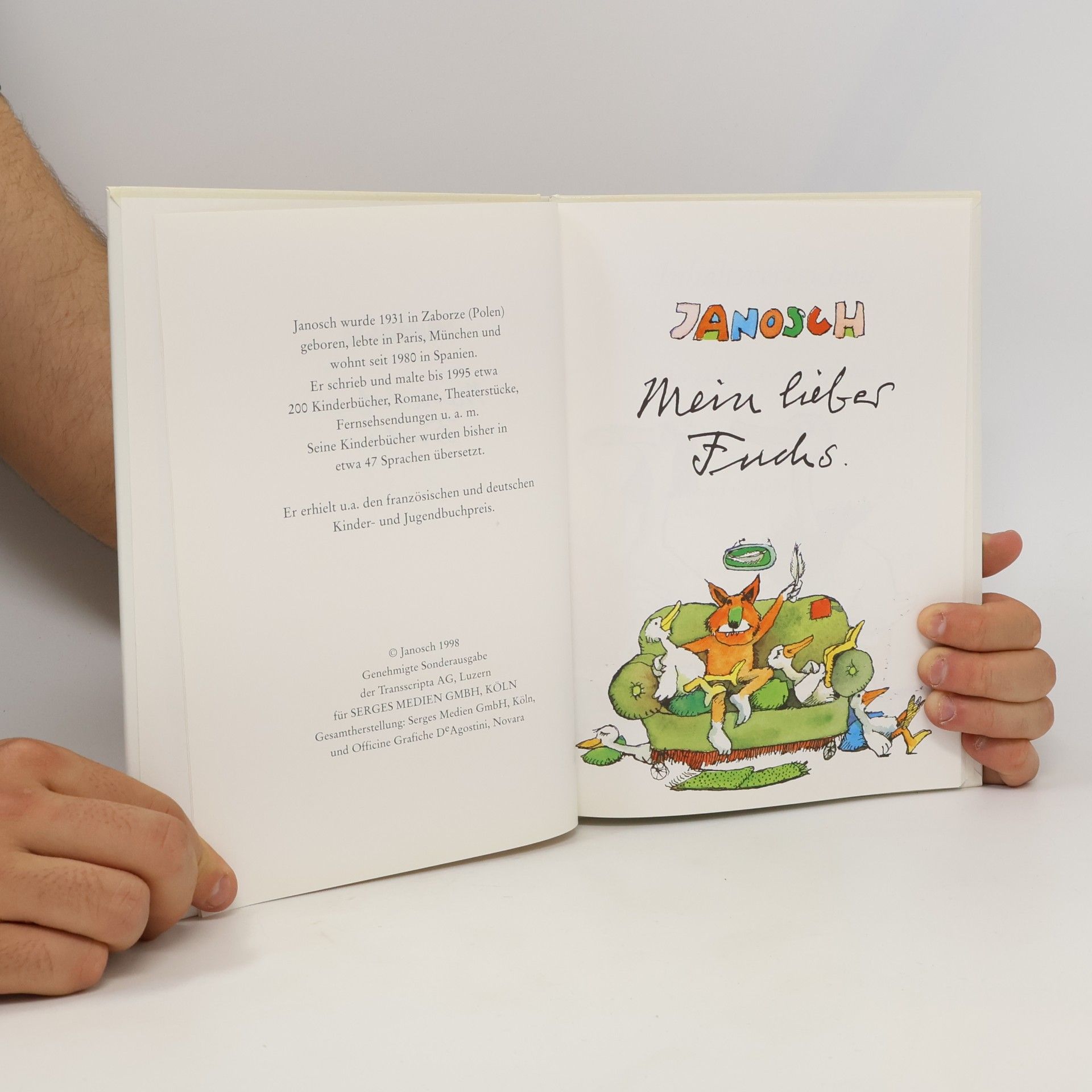 Janosch Mein lieber Fuchs