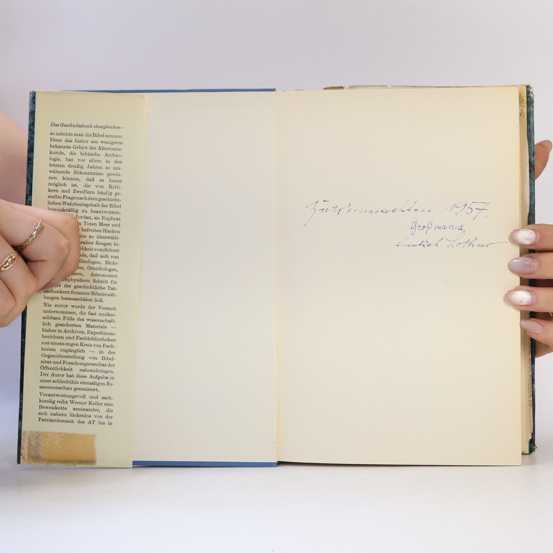 Werner Keller Und die Bibel hat doch recht