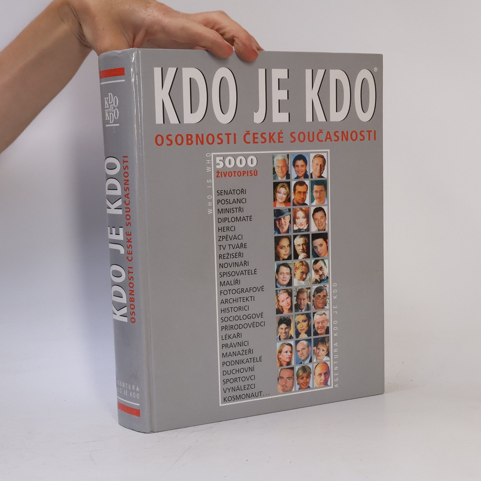 Michael Třeštík Kdo je kdo = Who is who. Ssobnosti české současnosti. 5000 životopisů