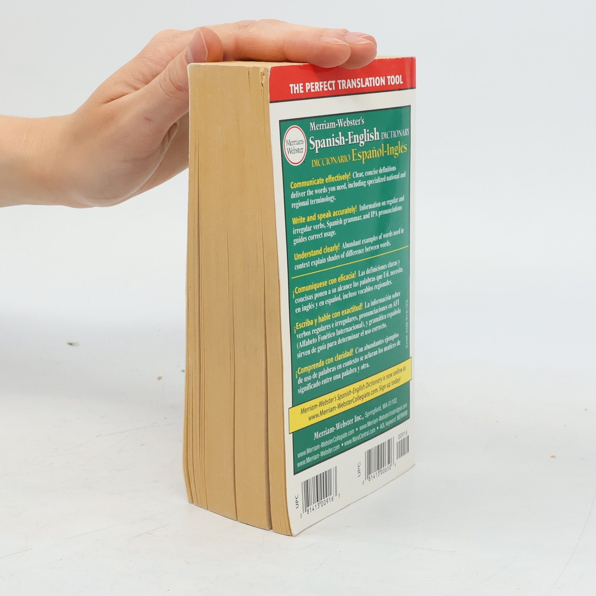 Autores varios Merriam-Webster's Spanish-English Dictionary / Diccionario Español-Inglés