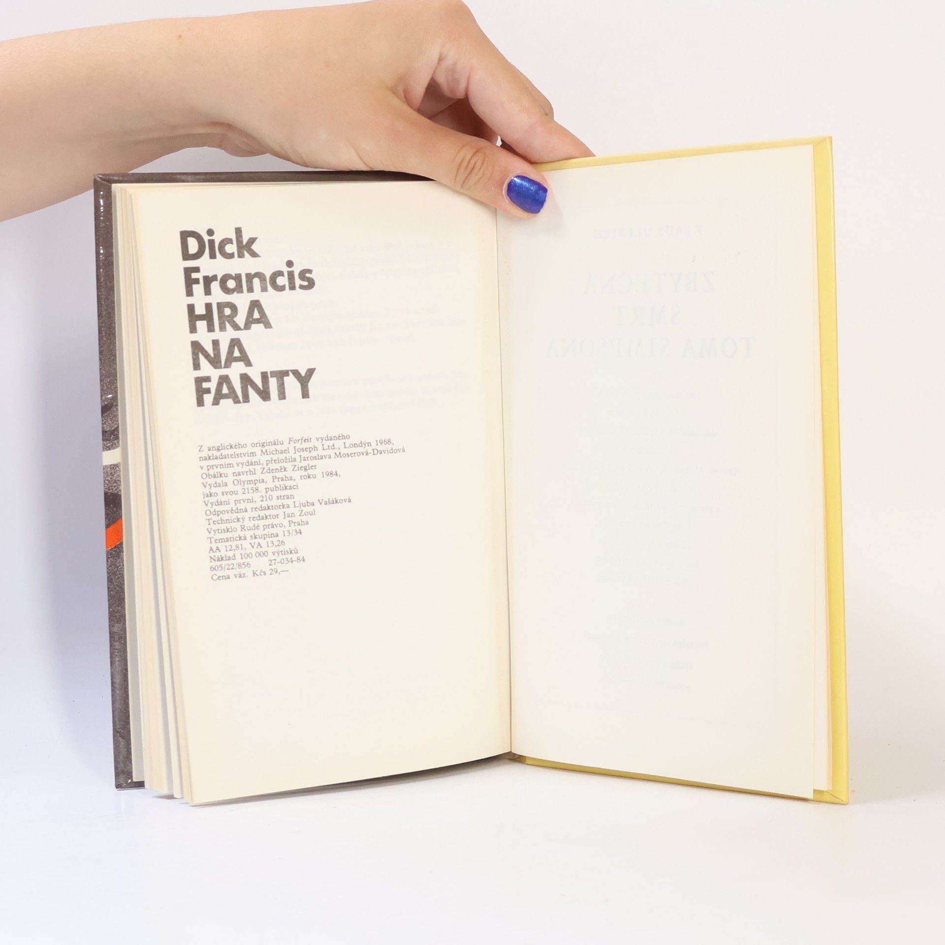 Dick Francis Hra na fanty