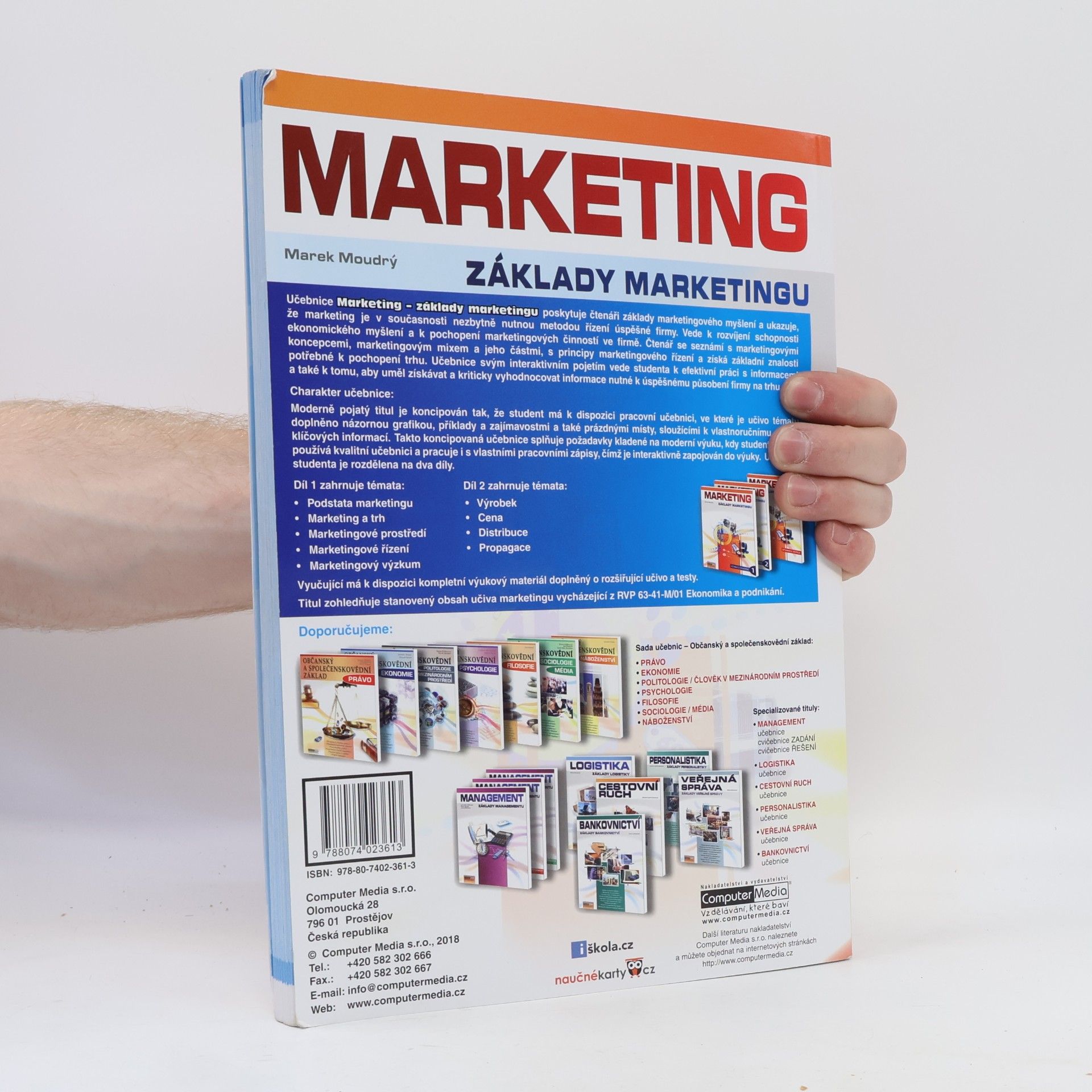 Marek Moudrý Marketing : základy marketingu