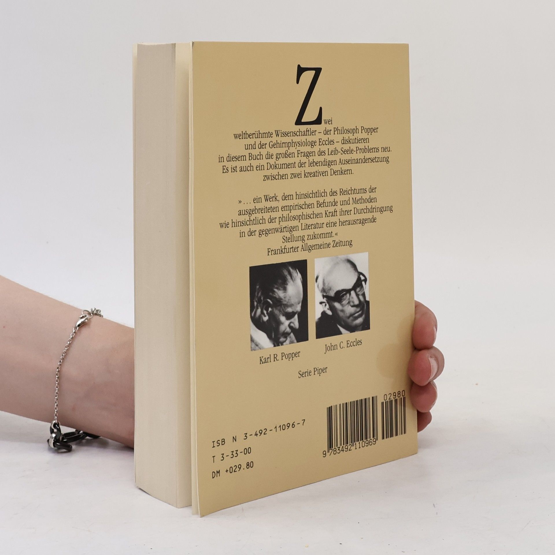 Karl Raimund Popper Das Ich und sein Gehirn