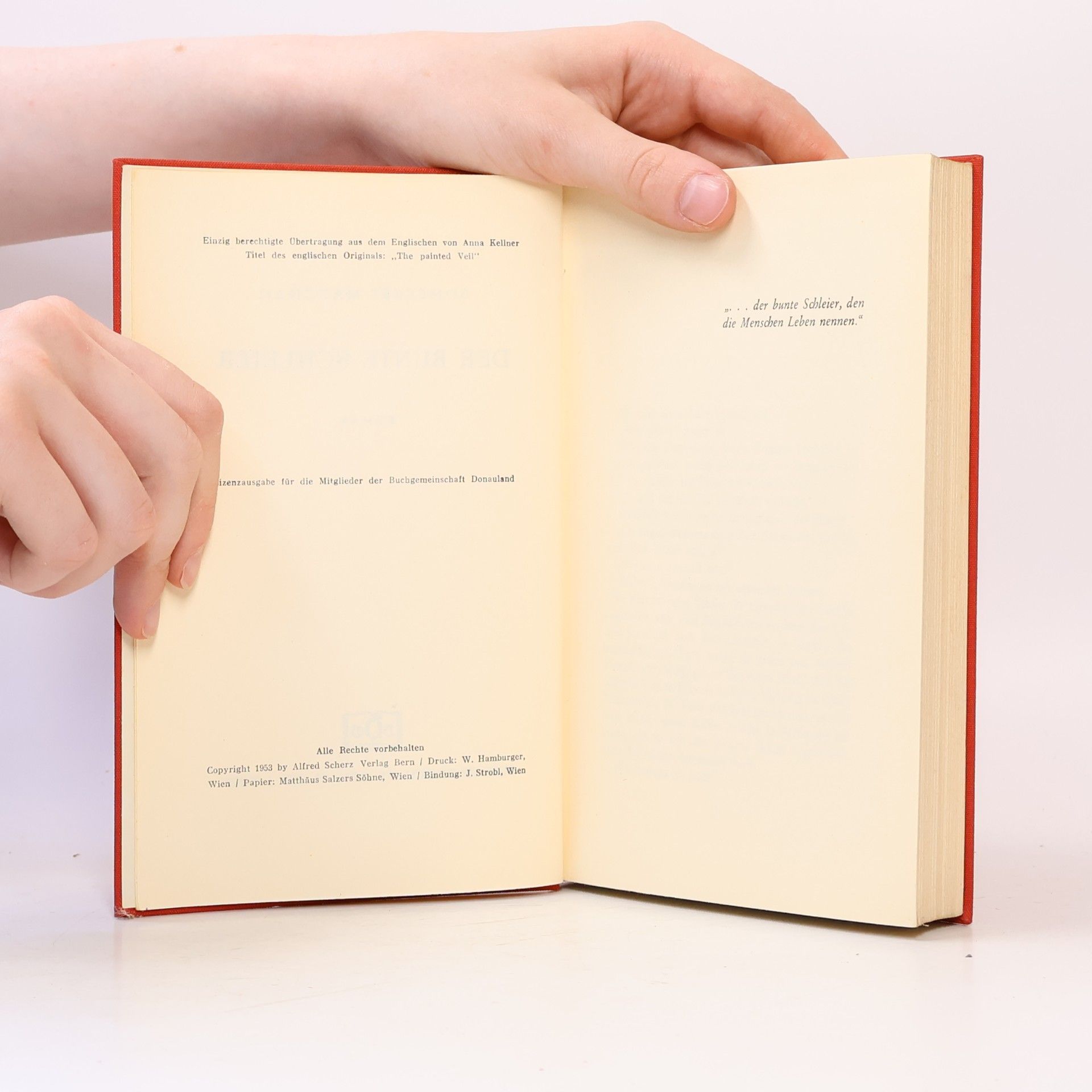 William Somerset Maugham Der bunte Schleier
