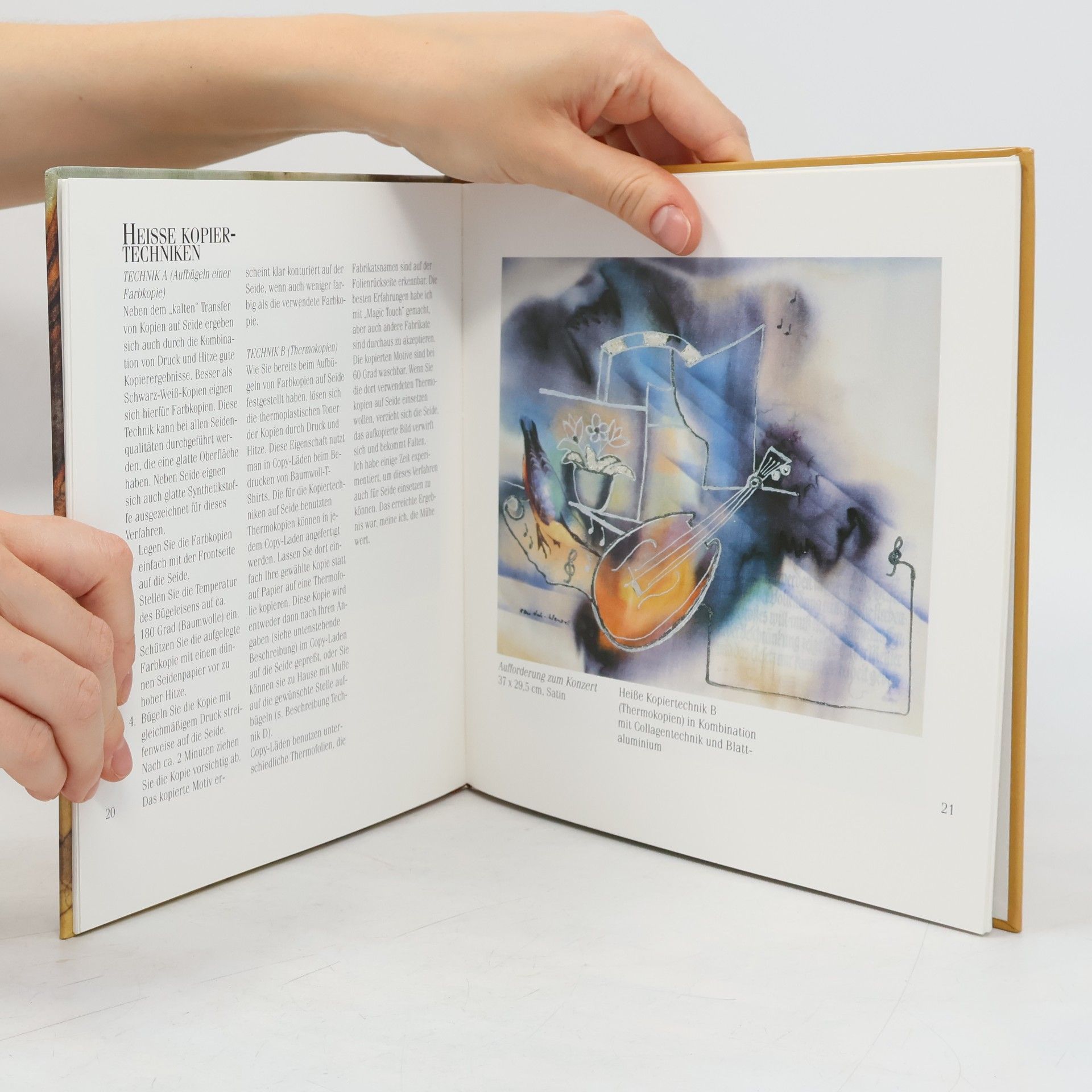 Brigitte van Loh Wenzel Kopierkunst auf Seide