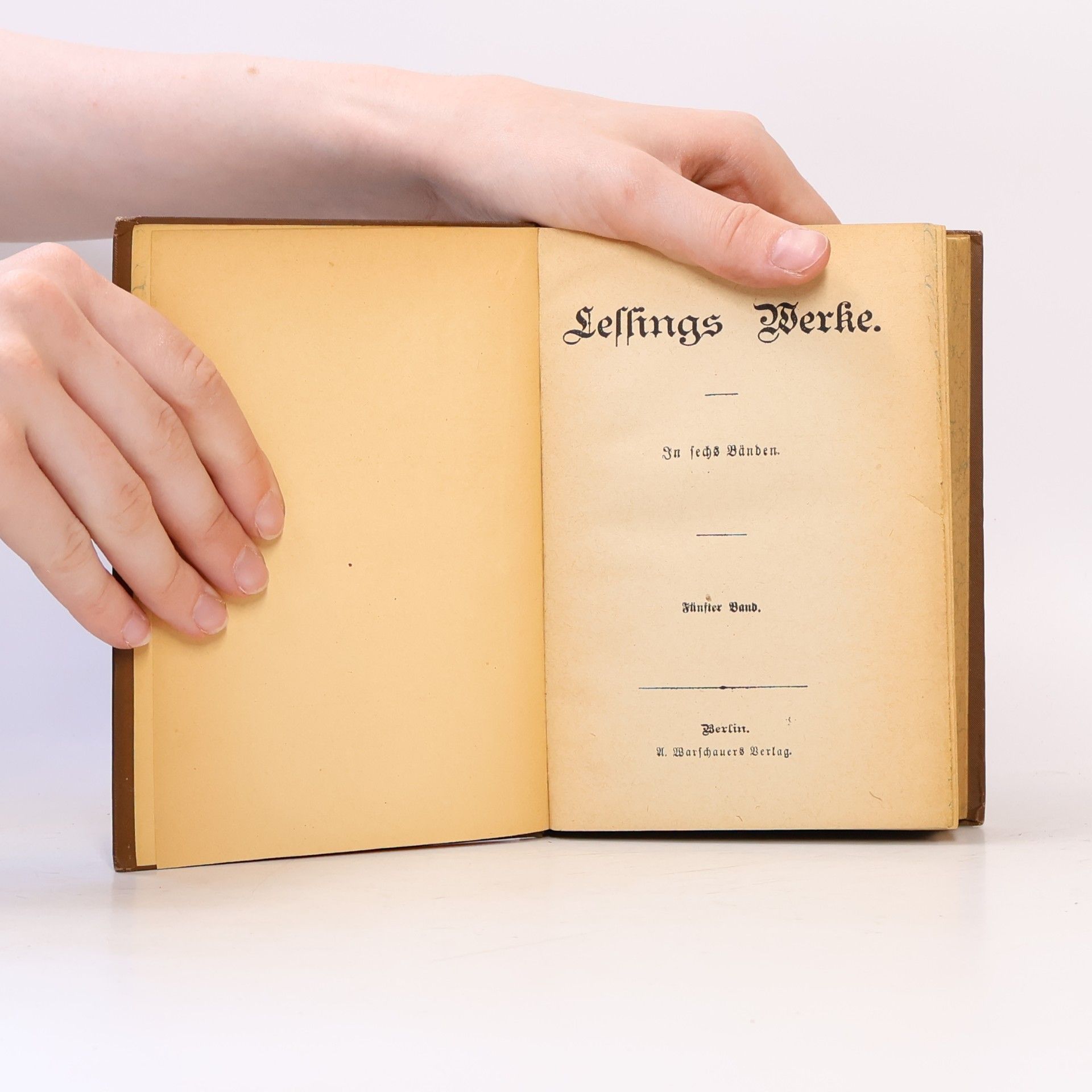 Gotthold Ephraim Lessing Lessings Werke. Band 5