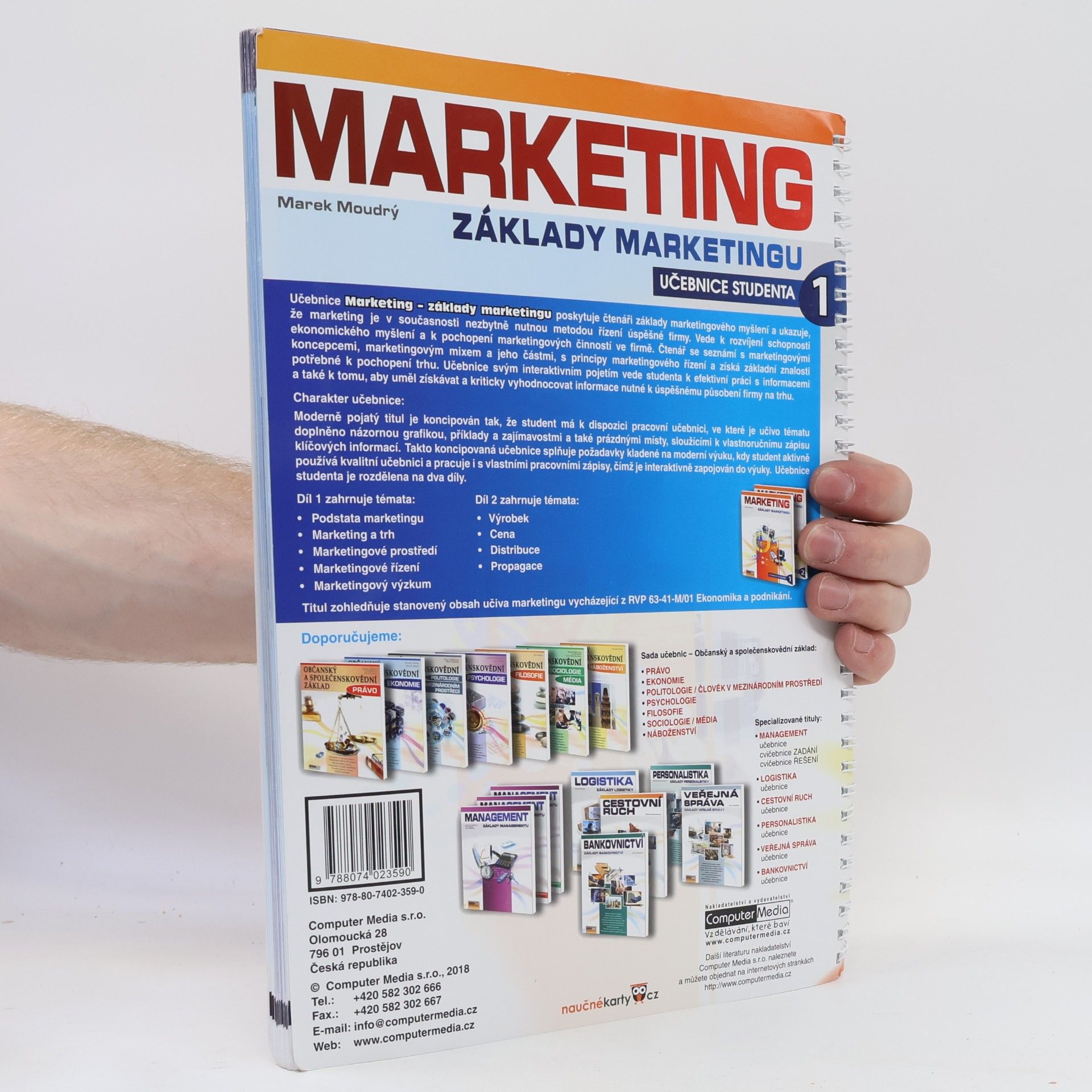 Marek Moudrý Marketing : základy marketingu. Díl 1.