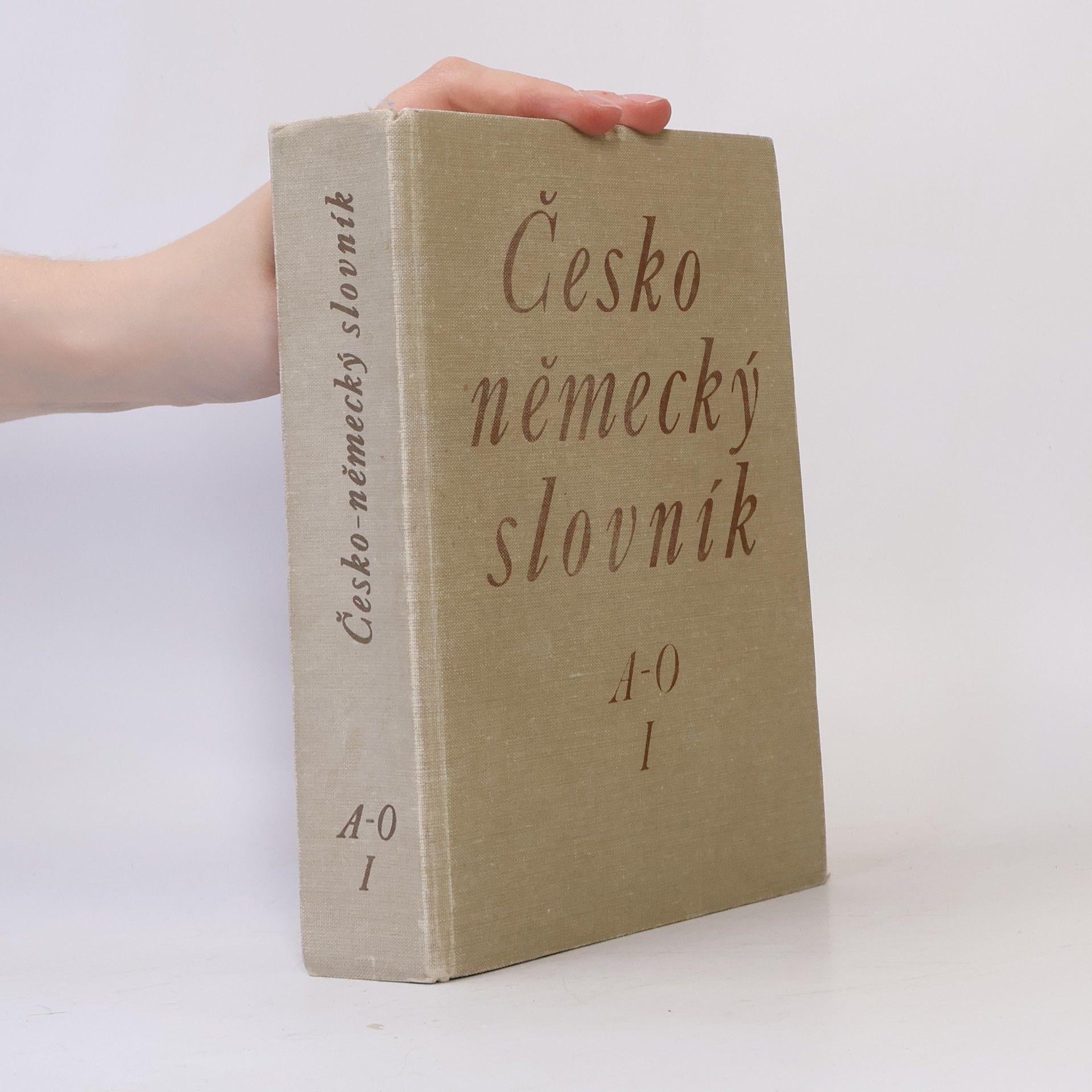 Autorenkollektiv Česko-německý slovník 1. díl A-O