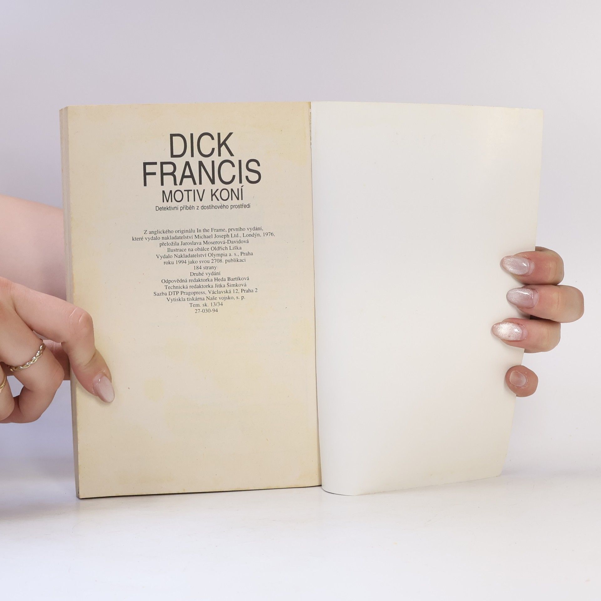 Dick Francis Motiv koní