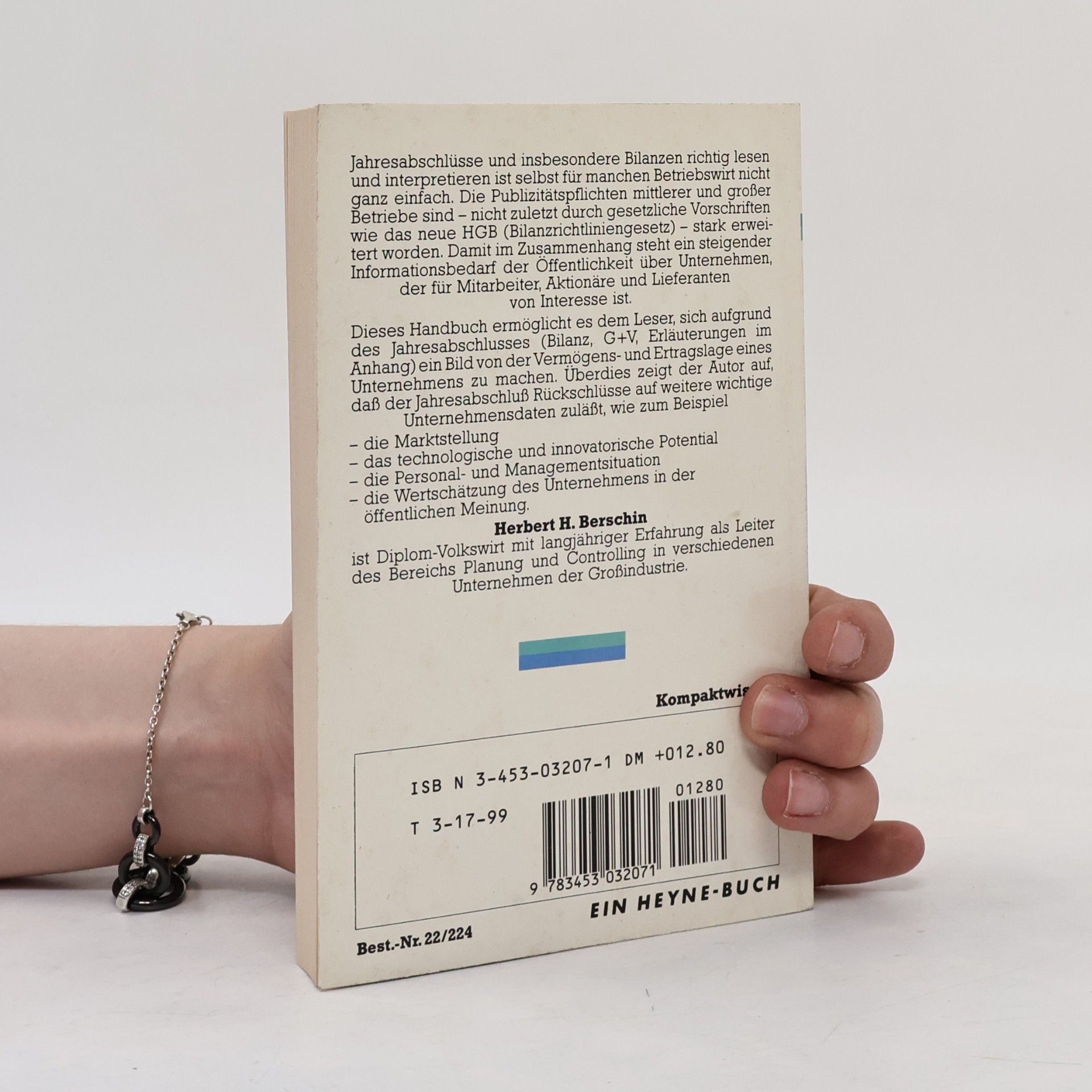 Herbert H. Berschin Bilanzen lesen und richtig interpretieren