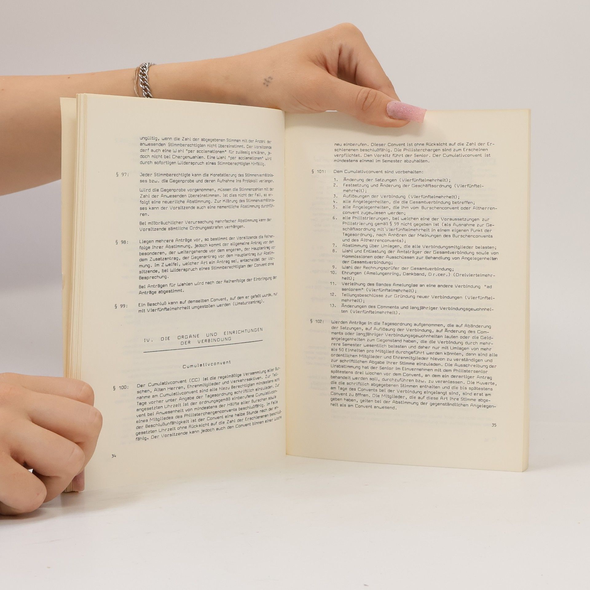 Collectif d'auteurs Satzungen Geschäftsordnung und Komment