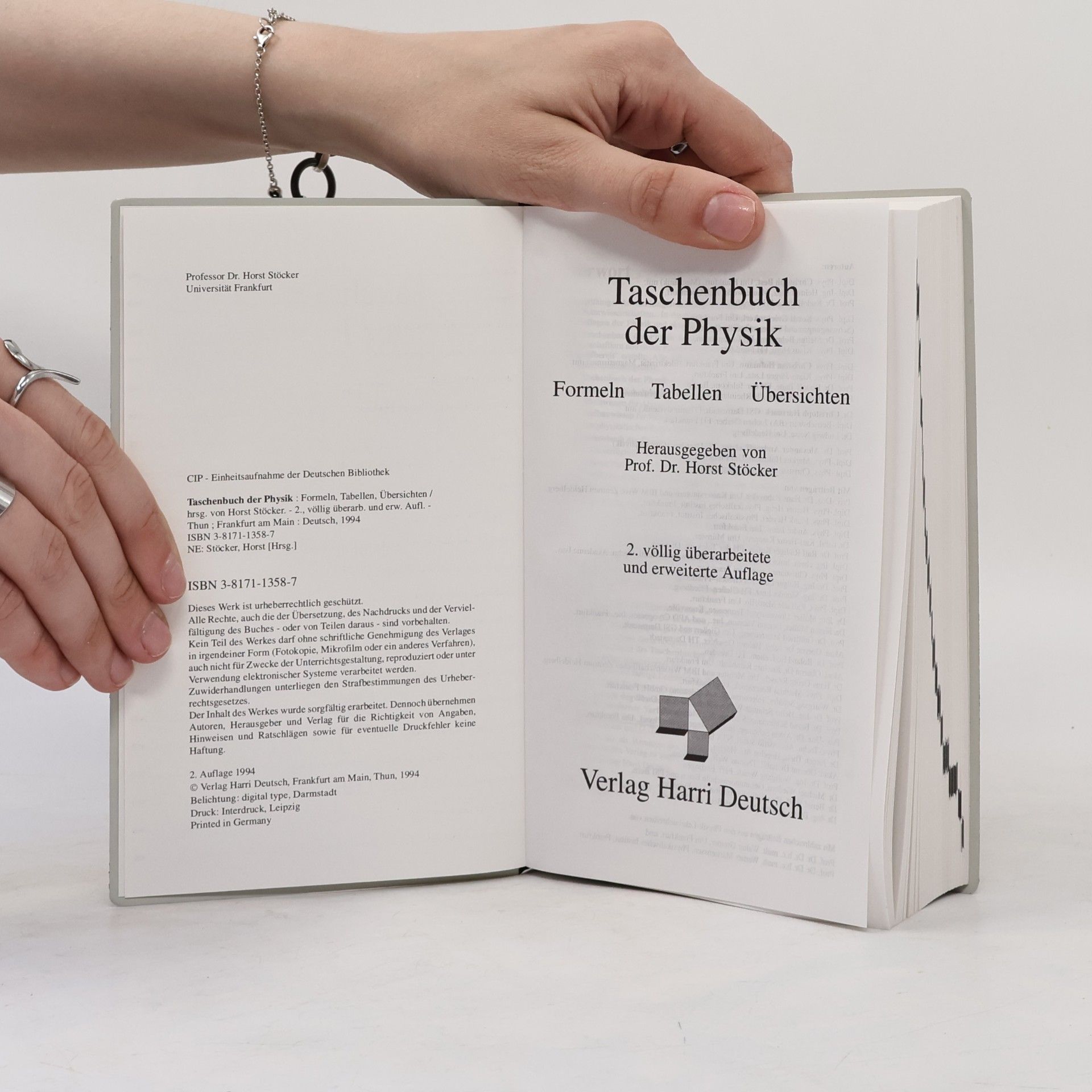 Horst Stöcker Taschenbuch der Physik
