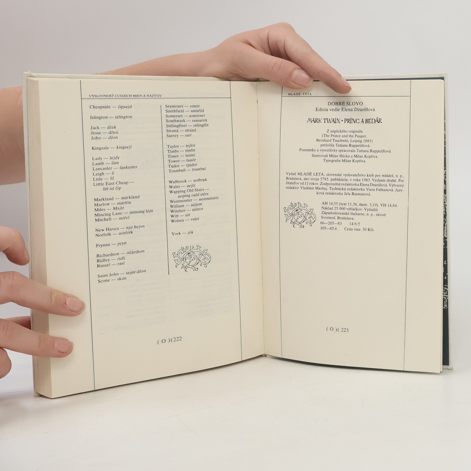 Mark Twain Princ a bedár