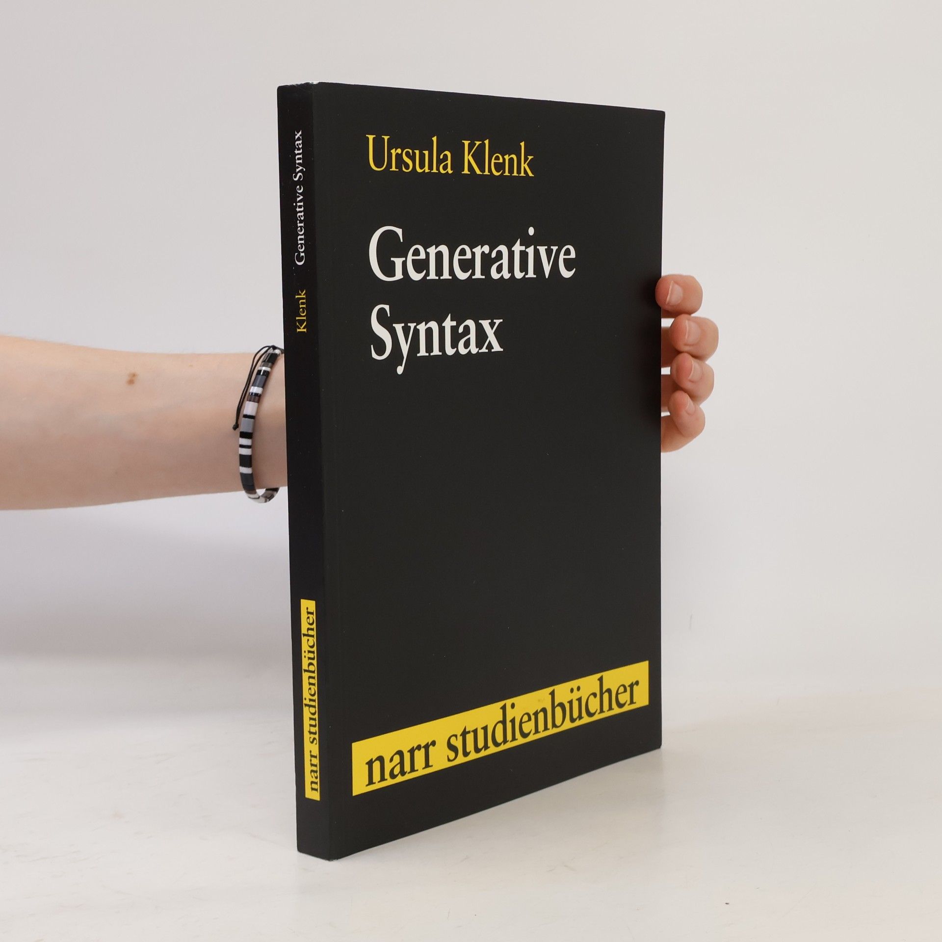 Ursula Klenk Narr Studienbücher: Generative Syntax