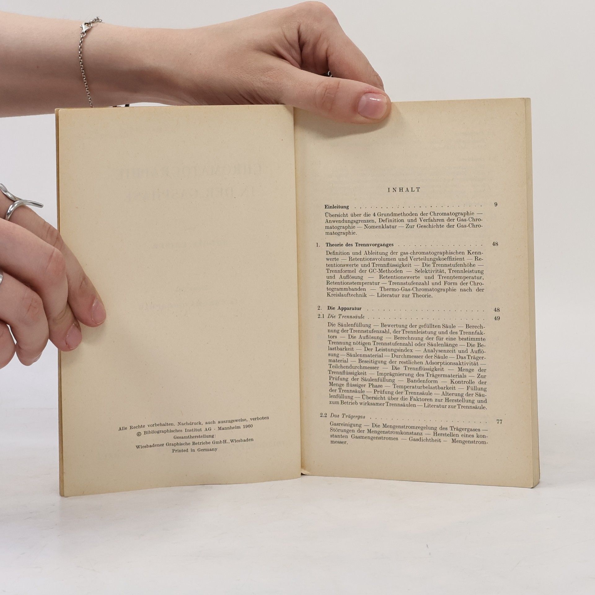 Rudolf E. Kaiser Chromatographie in der Gasphase 22/22a