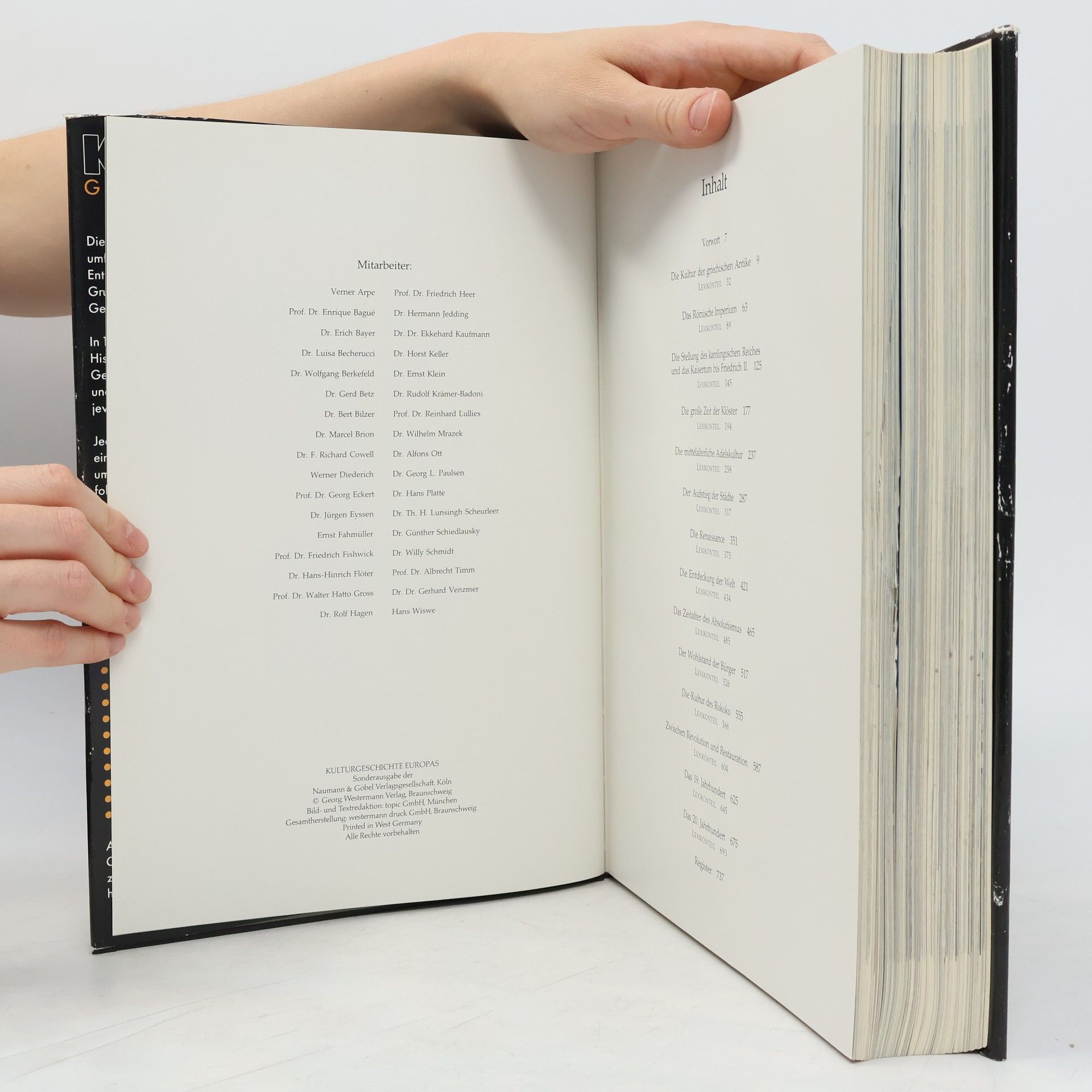 Various authors Kultur Geschicte. Europas