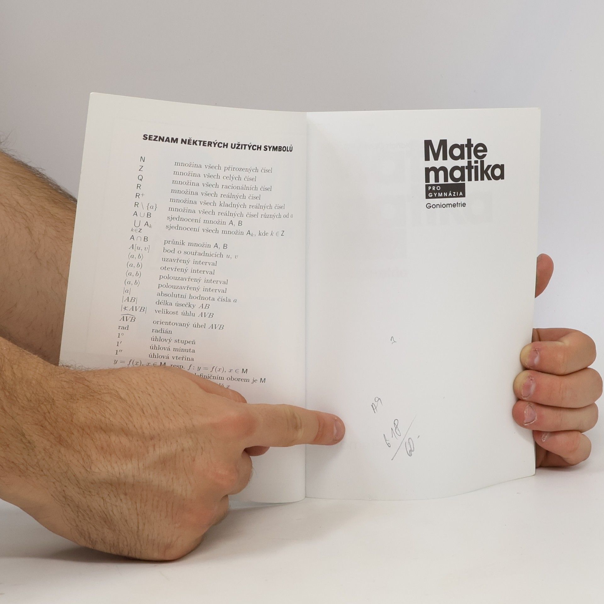 Oldřich Odvárko Matematika pro gymnázia: goniometrie