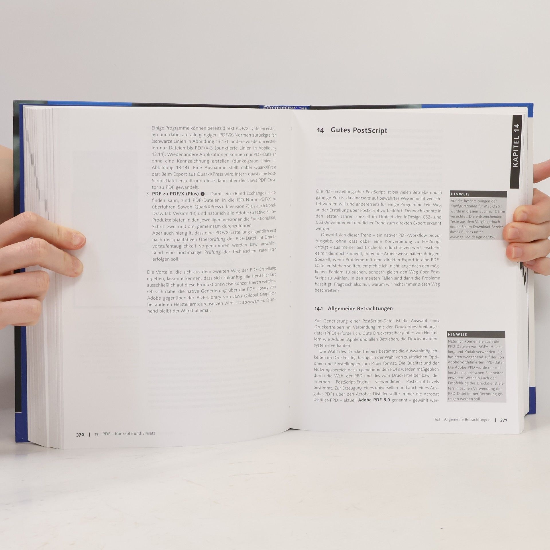 Hans Peter Schneeberger PDF in der Druckvorstufe