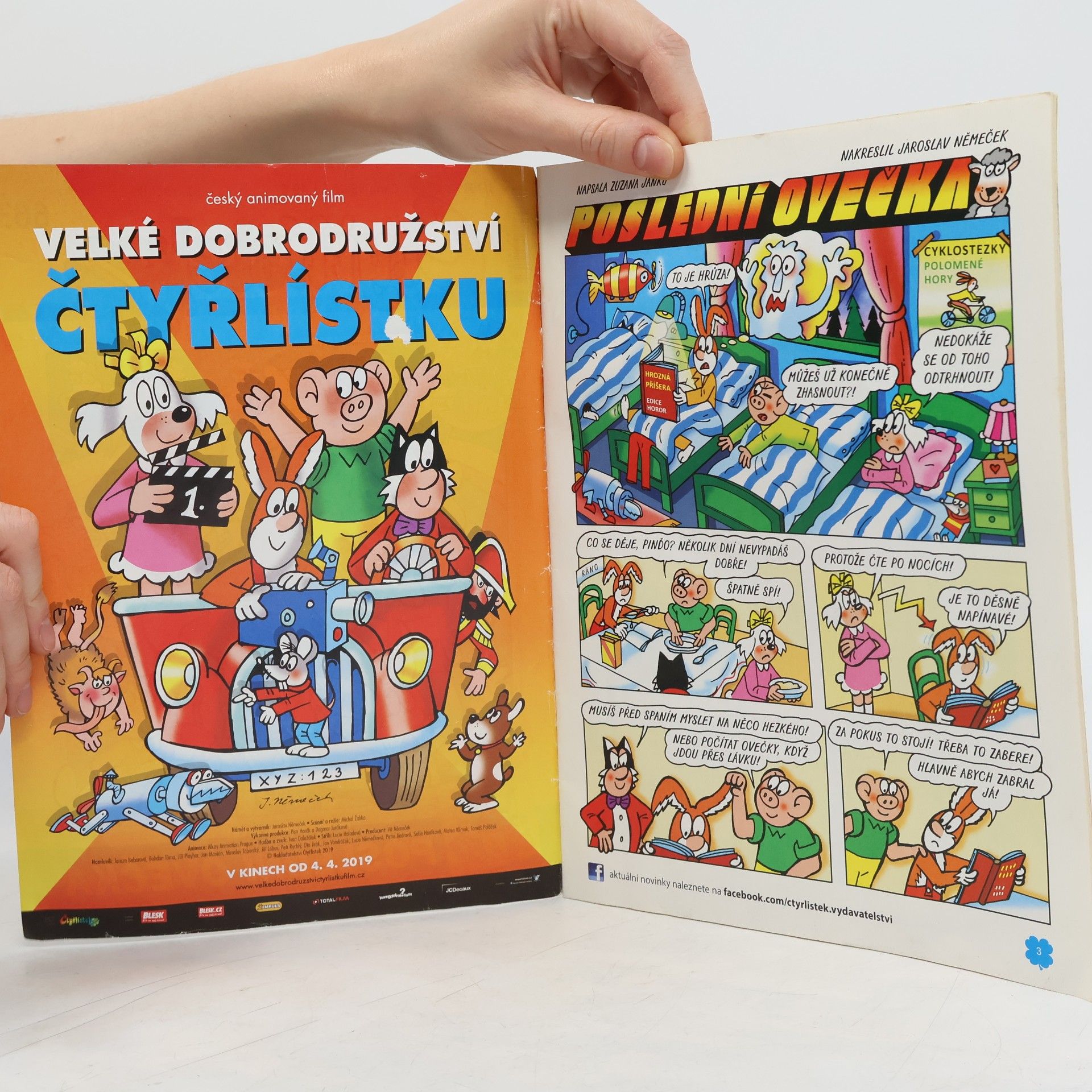Kolektiv autorů Čtyřlístek 3/2019 č. 663. Poslední ovečka