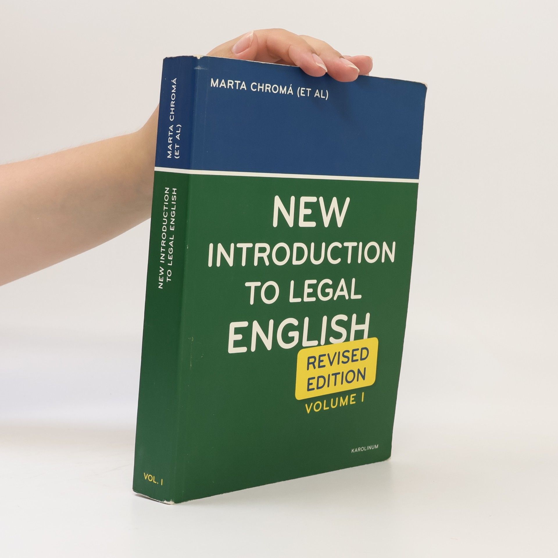 Marta Chromá New introduction to legal English. Revised edition. Volume I