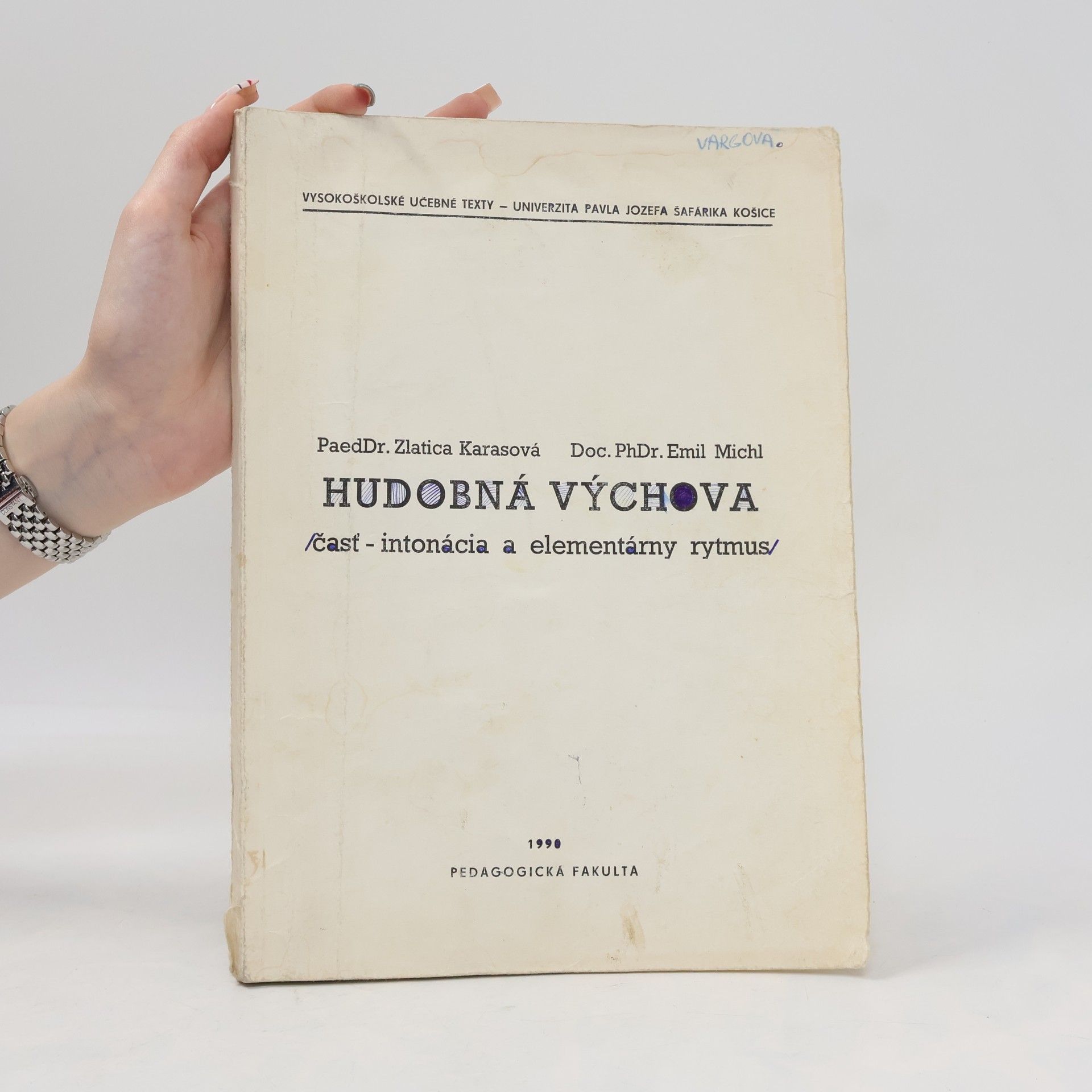 Zlatica Karasová Hudobná výchova