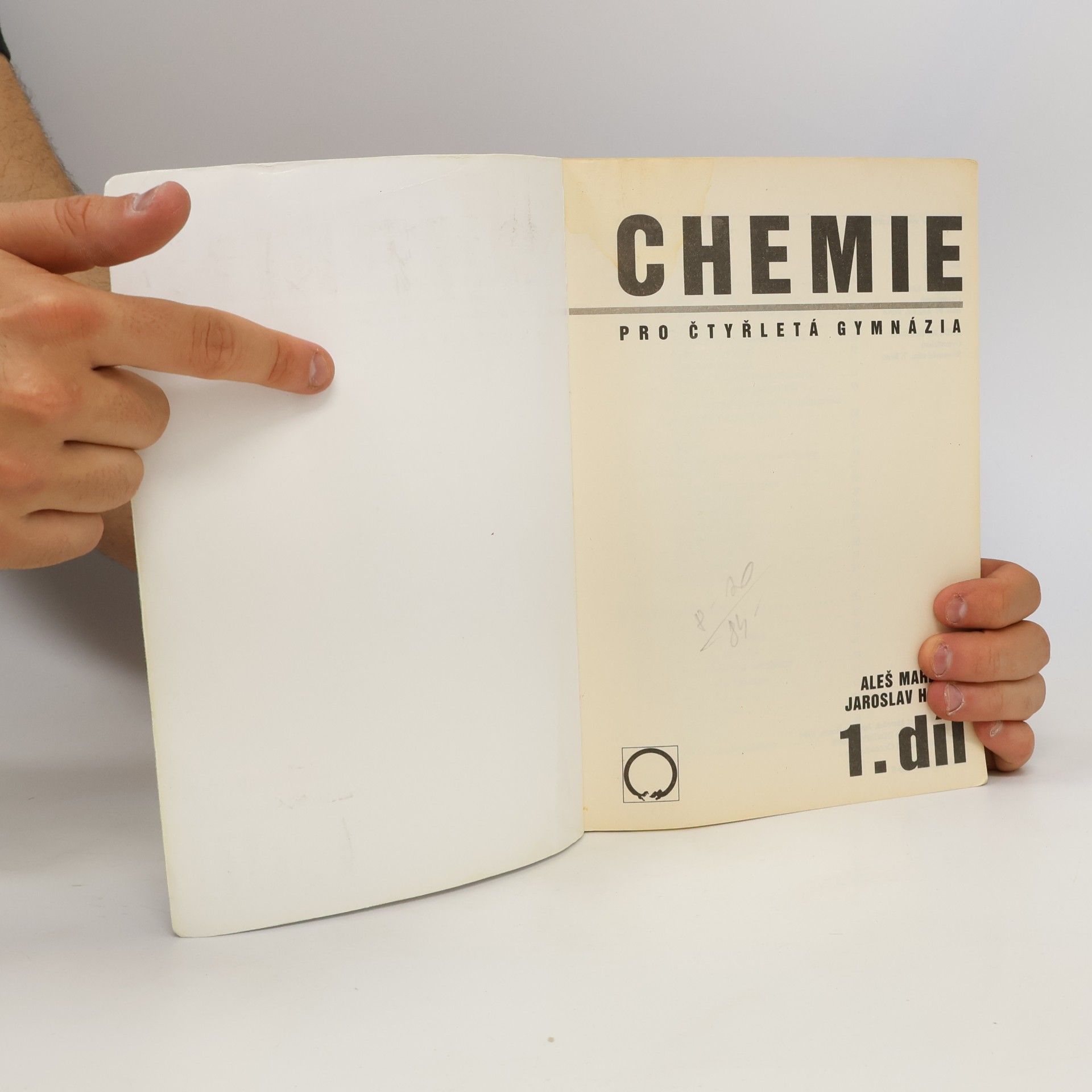 Aleš Mareček Chemie pro čtyřletá gymnázia 1. díl