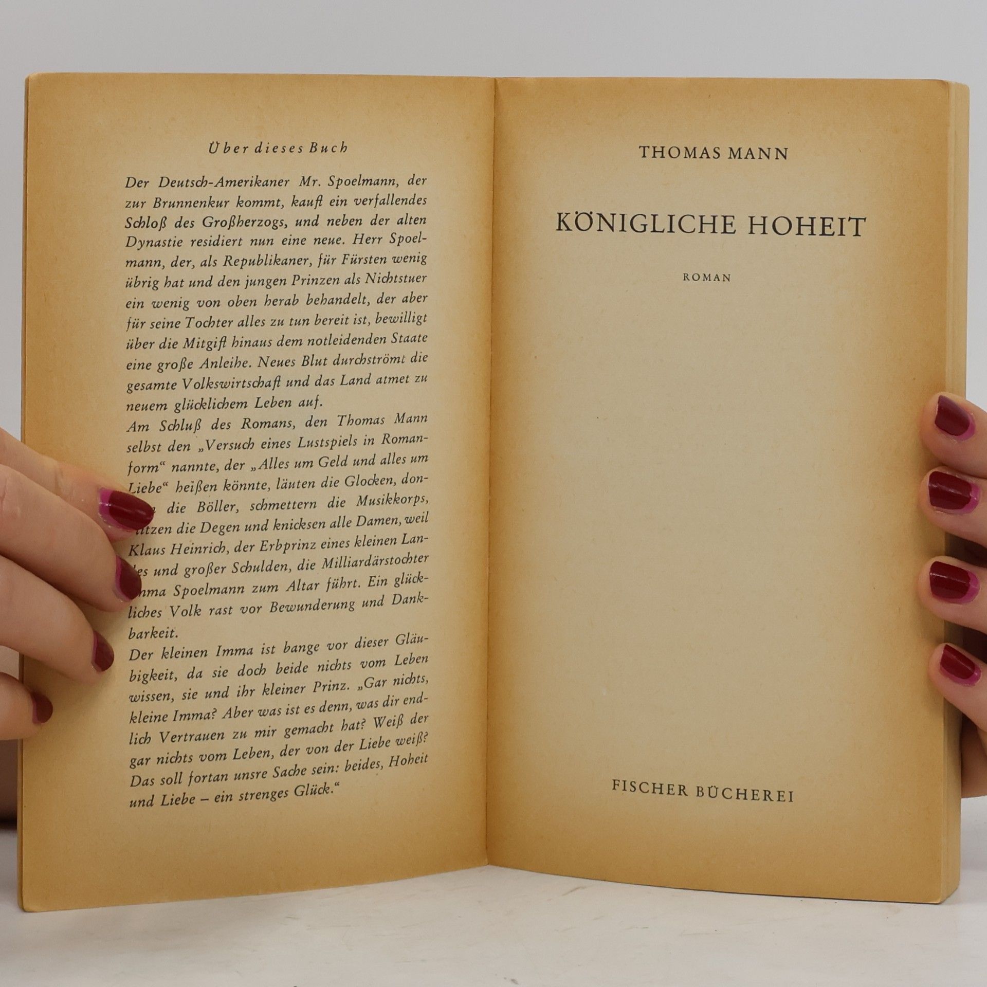 Thomas Mann Königliche Hoheit