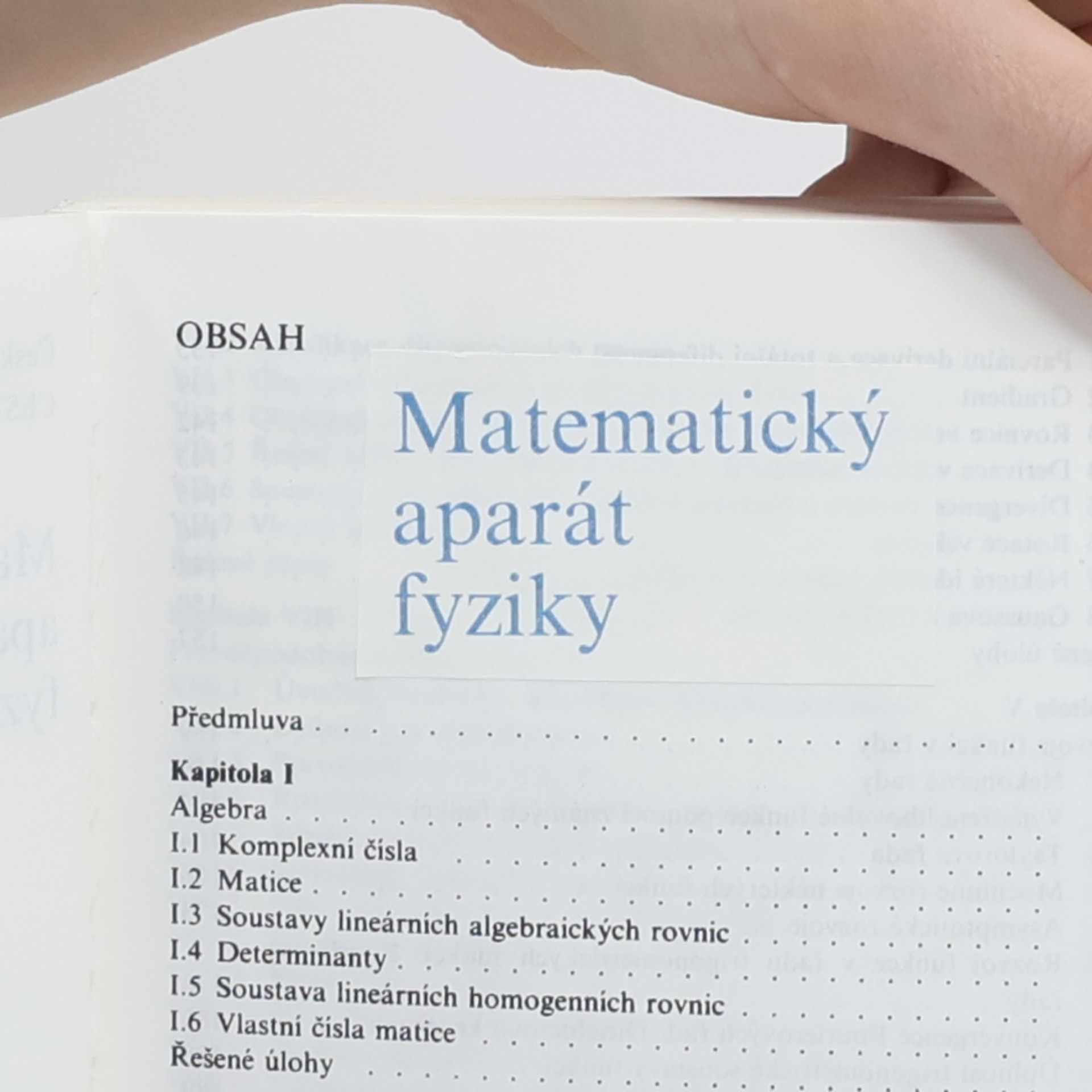 Jozef Kvasnica Matematický aparát fyziky