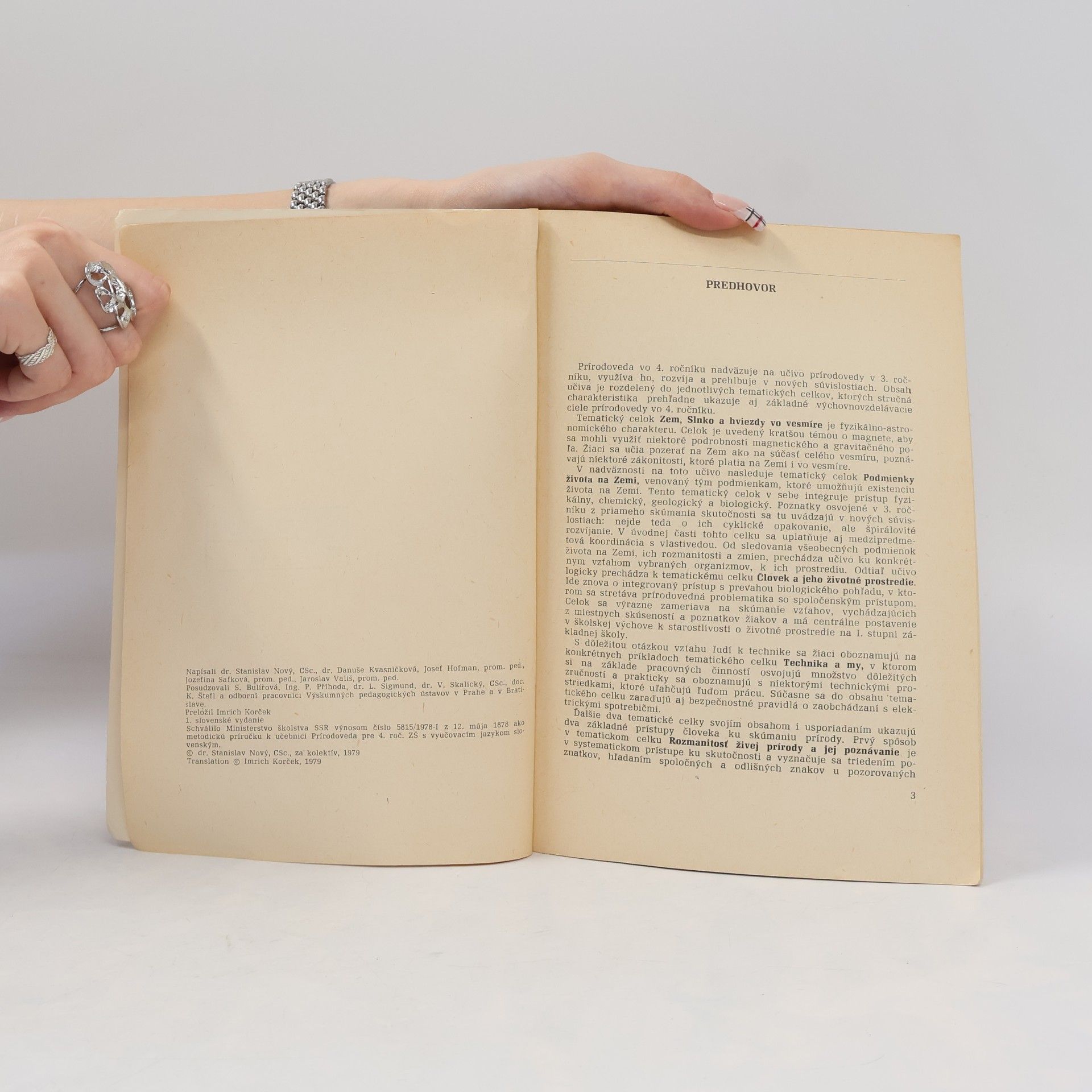 Collectif d'auteurs Metodická příručka k učebnici Prírodoveda pre 4. ročník základnej školy