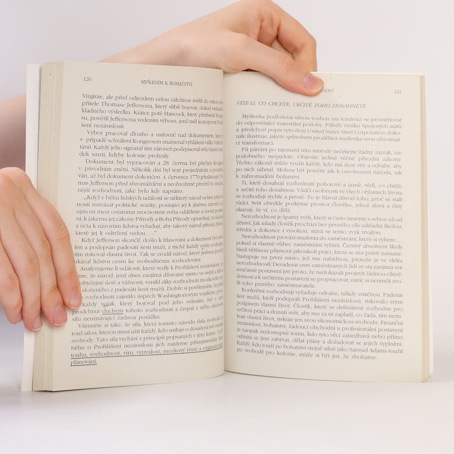 Napoleon Hill Myšlením k bohatství