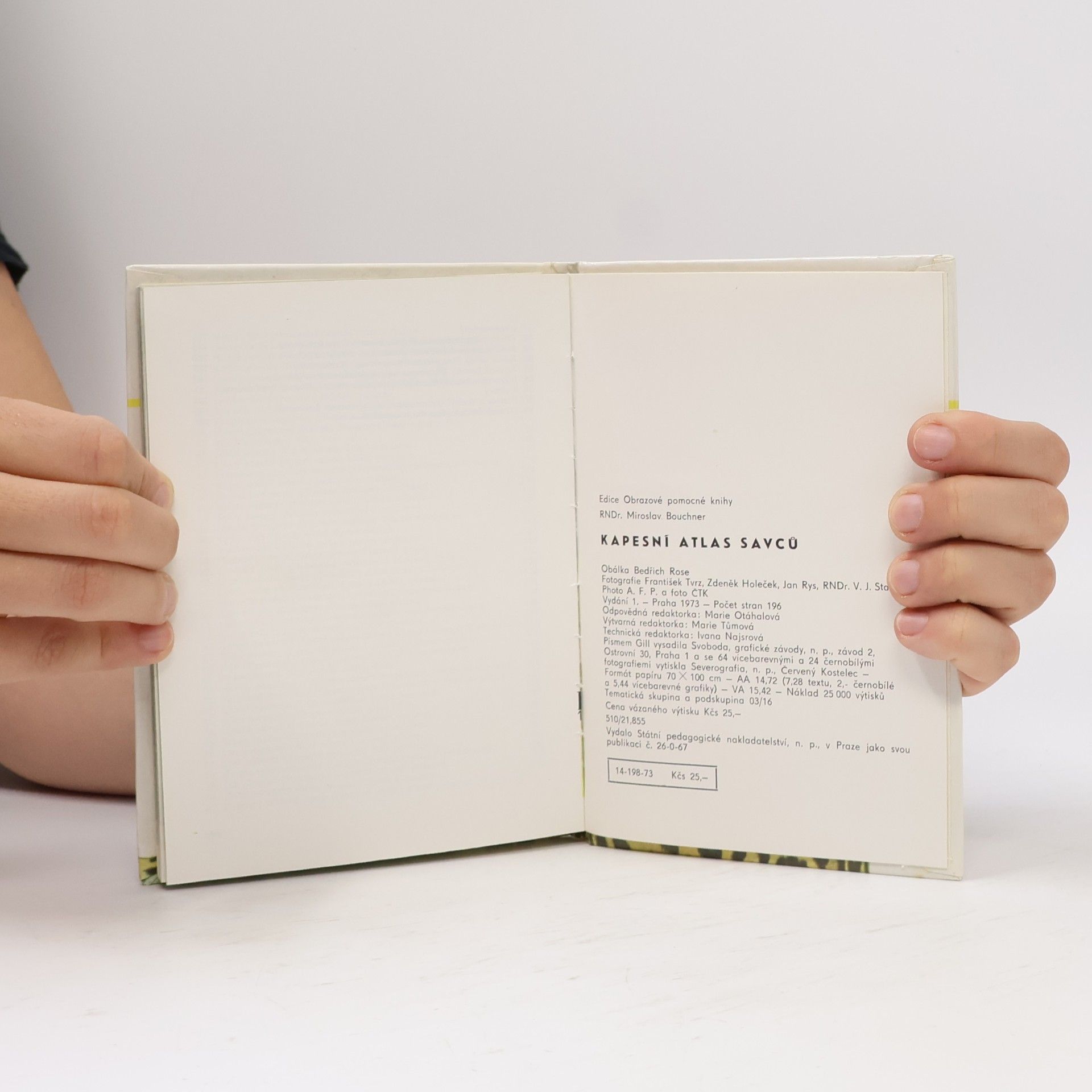 Miroslav Bouchner Kapesní atlas savců