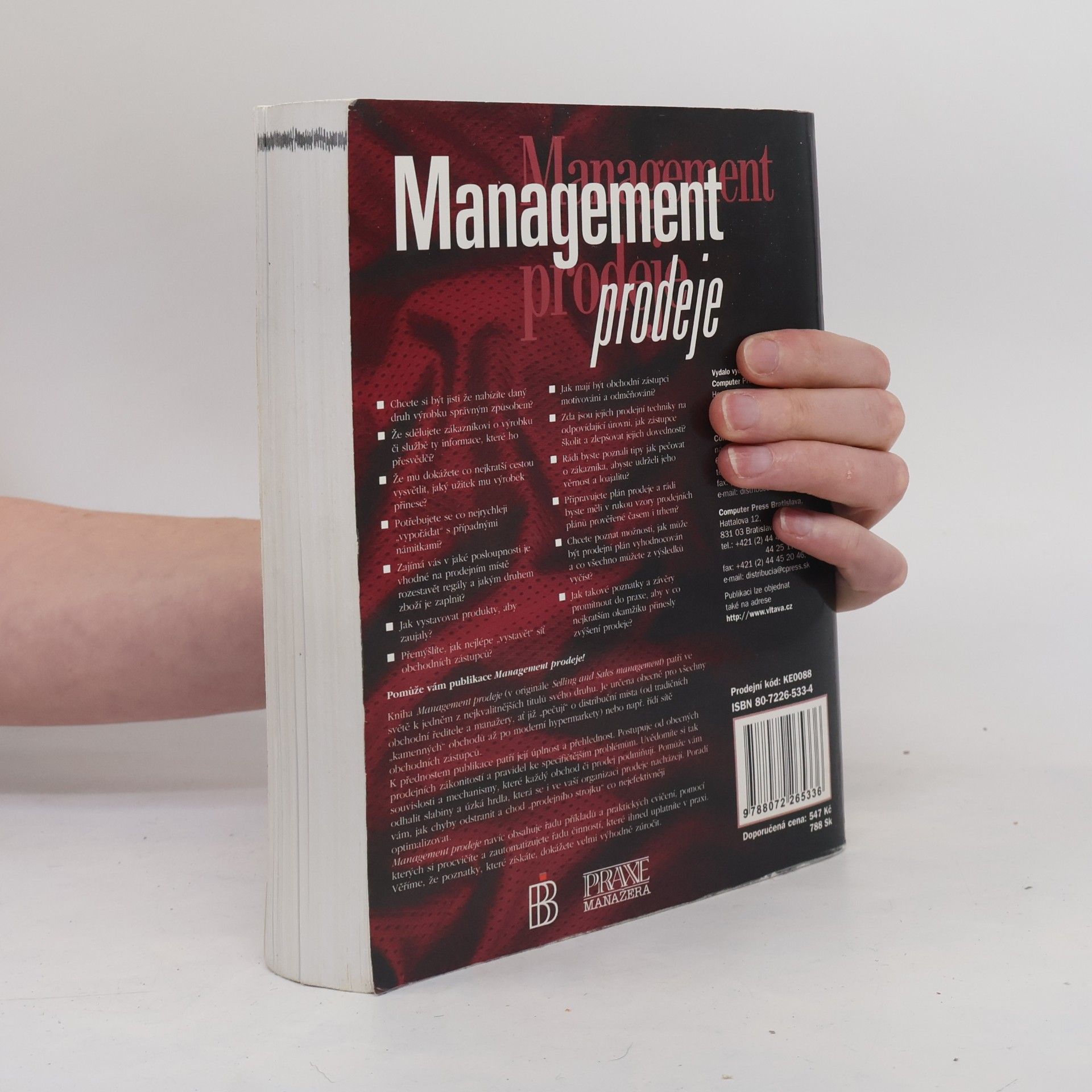 David Jobber Management prodeje