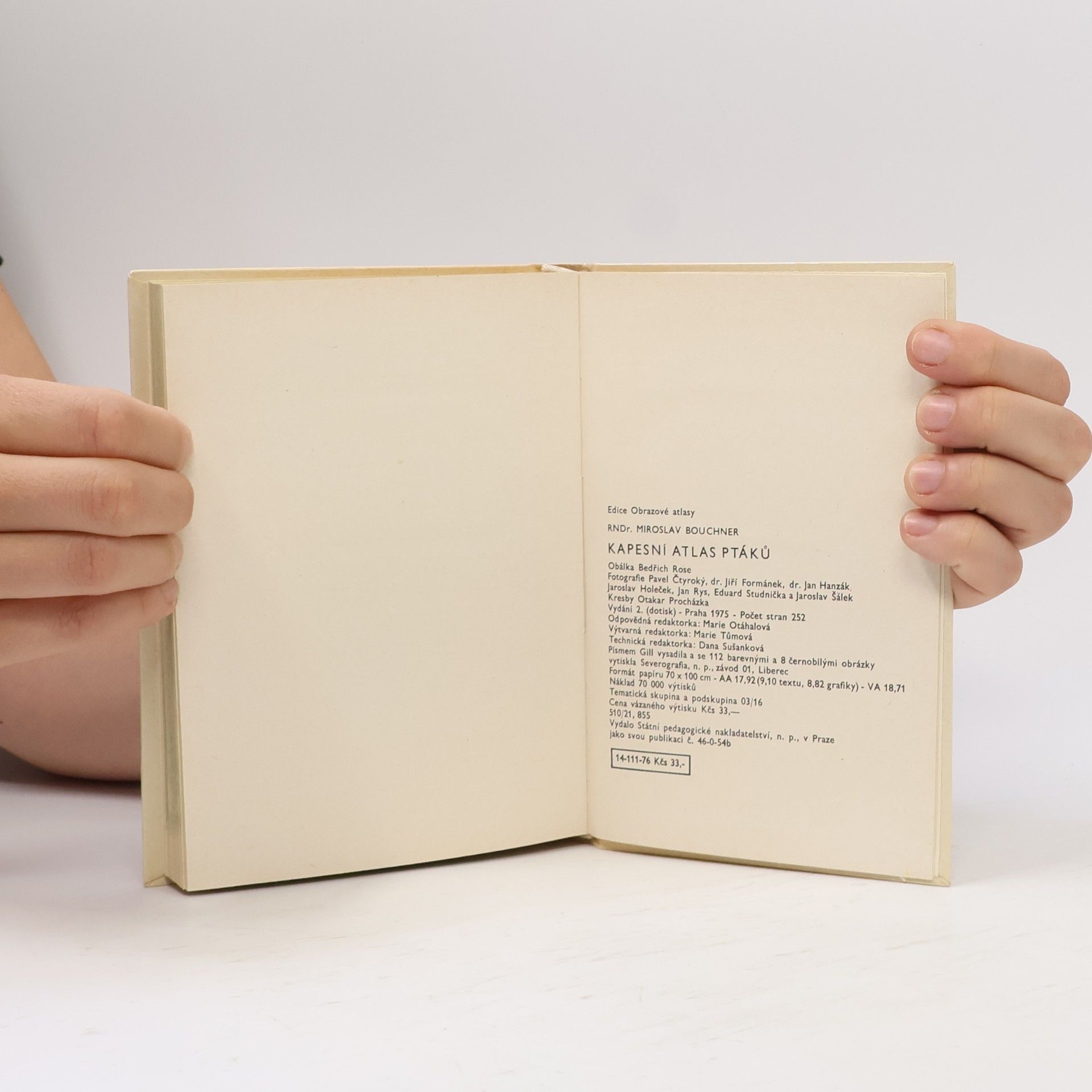 Miroslav Bouchner Kapesní atlas ptáků