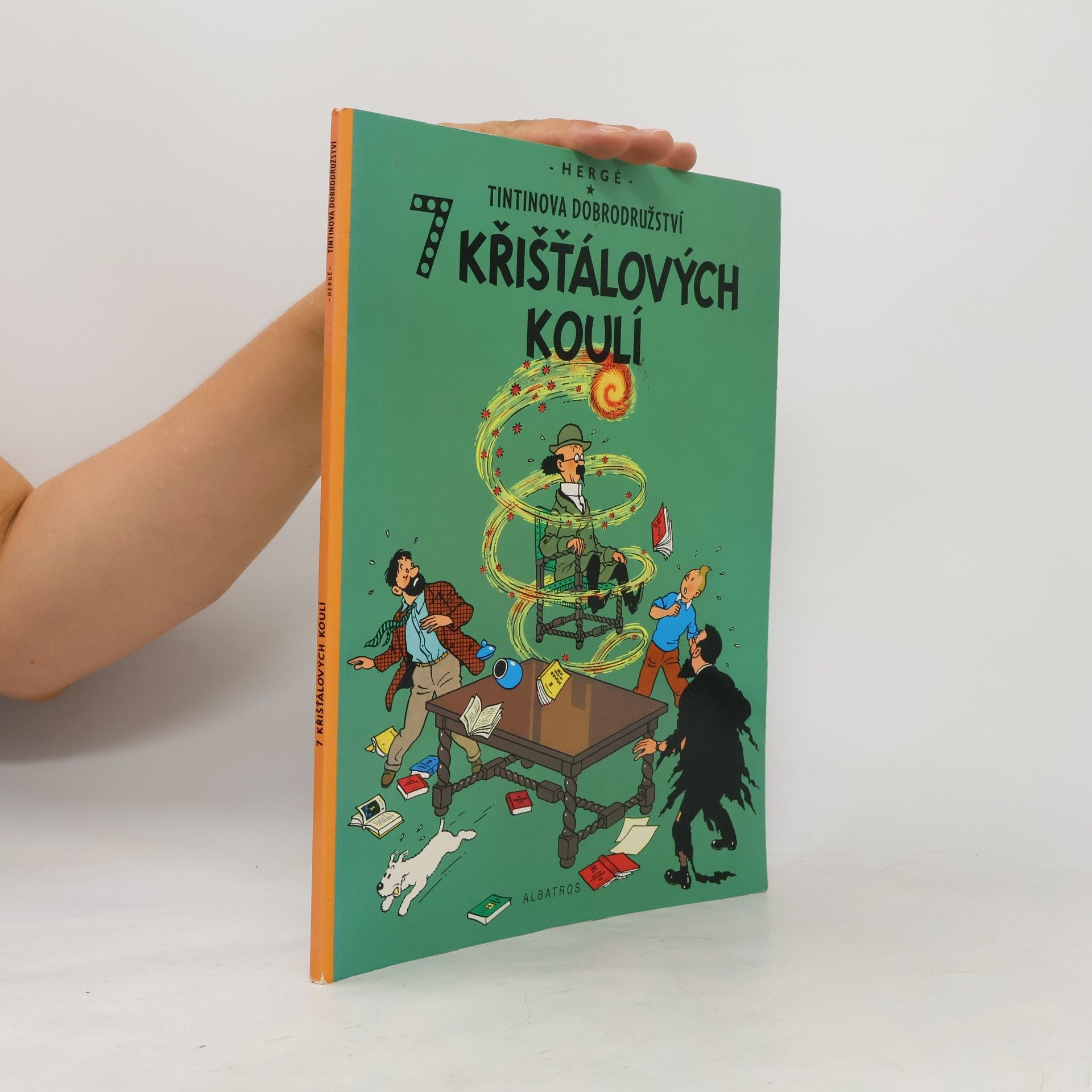 Hergé Tintinova dobrodružství. 7 křišťálových koulí