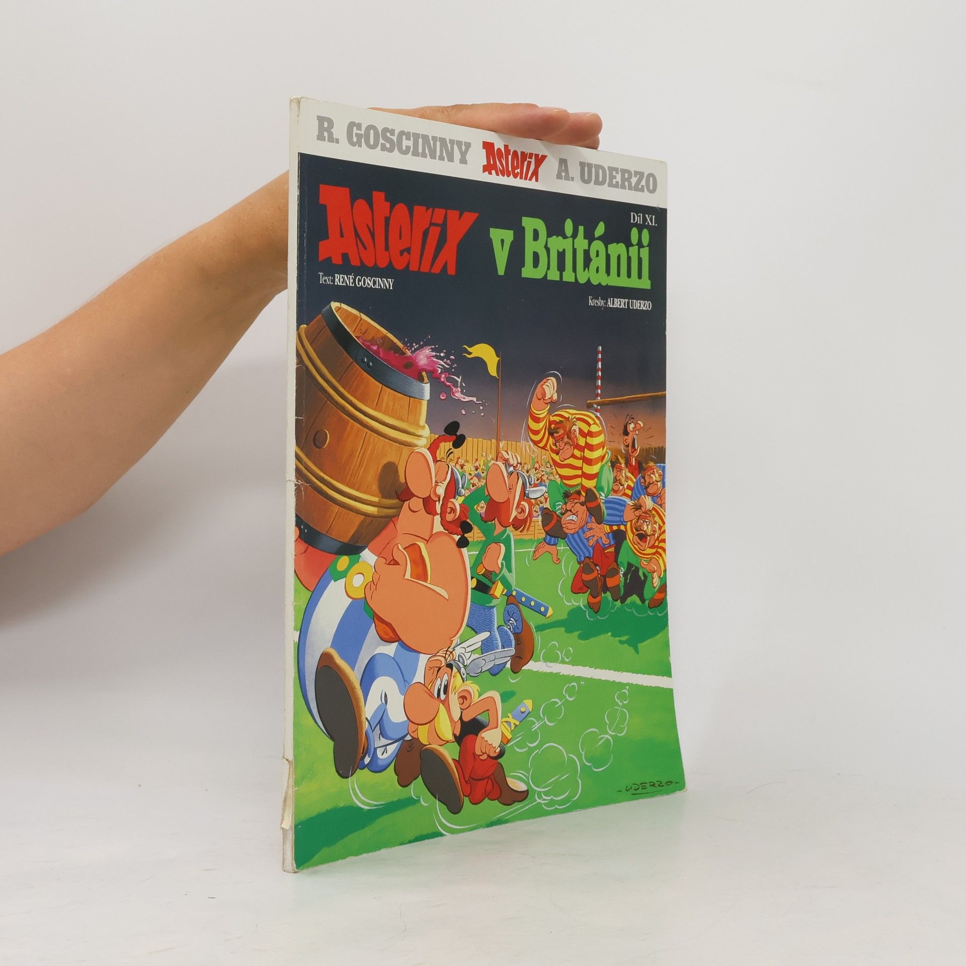 René Goscinny Asterix v Británii