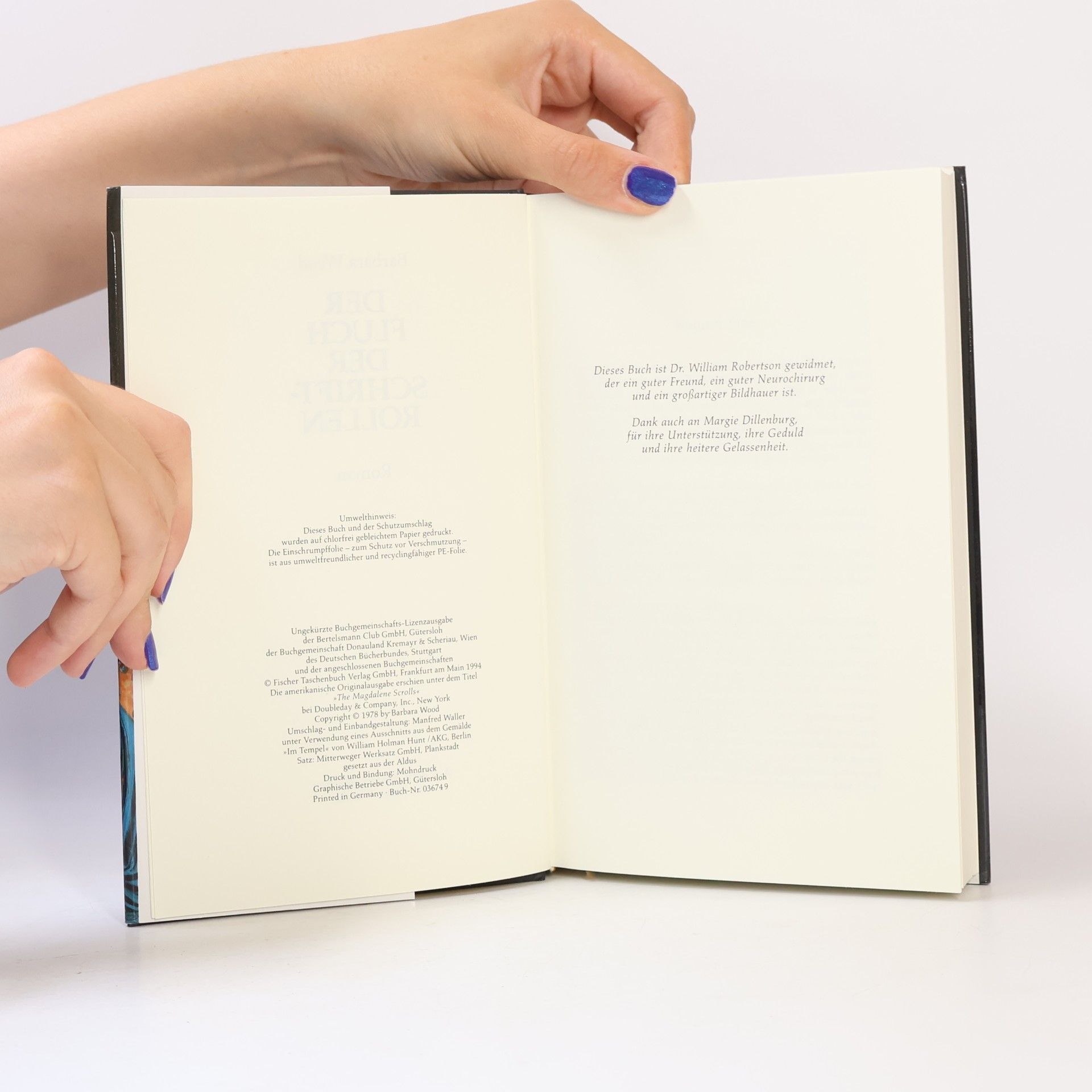 Barbara Wood Der Fluch der Schriftrollen