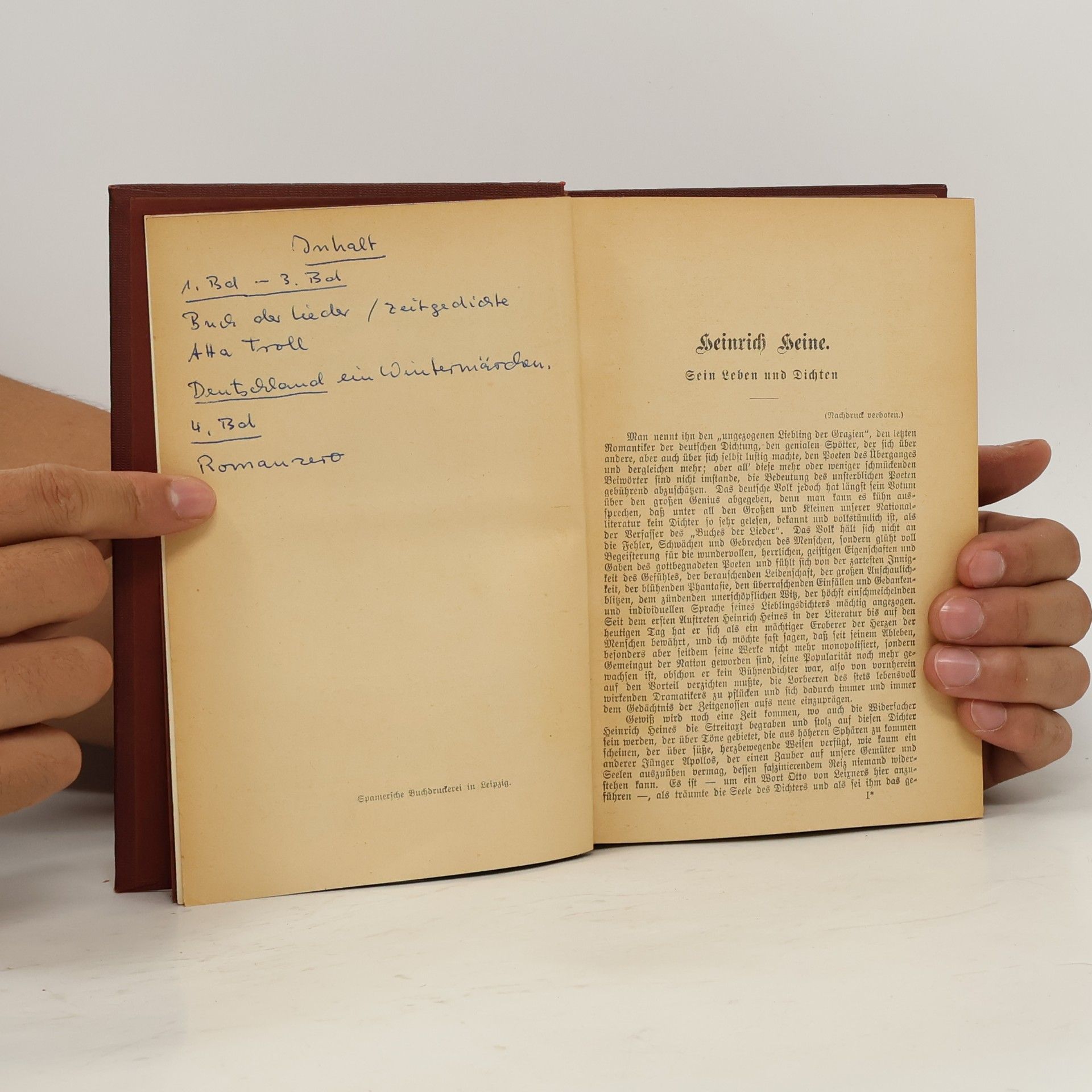Heinrich Heine Sämtliche Werke in zwölf Bänden. Band 1.-3.