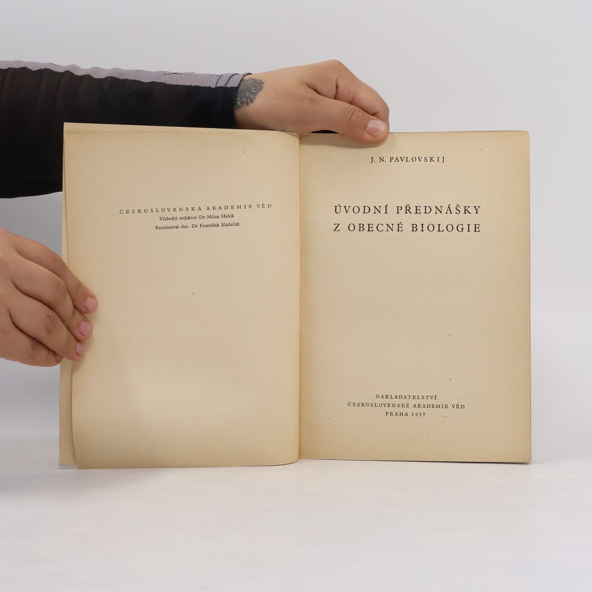 J. N. Pavlovskij Úvodní přednášky z obecné biologie